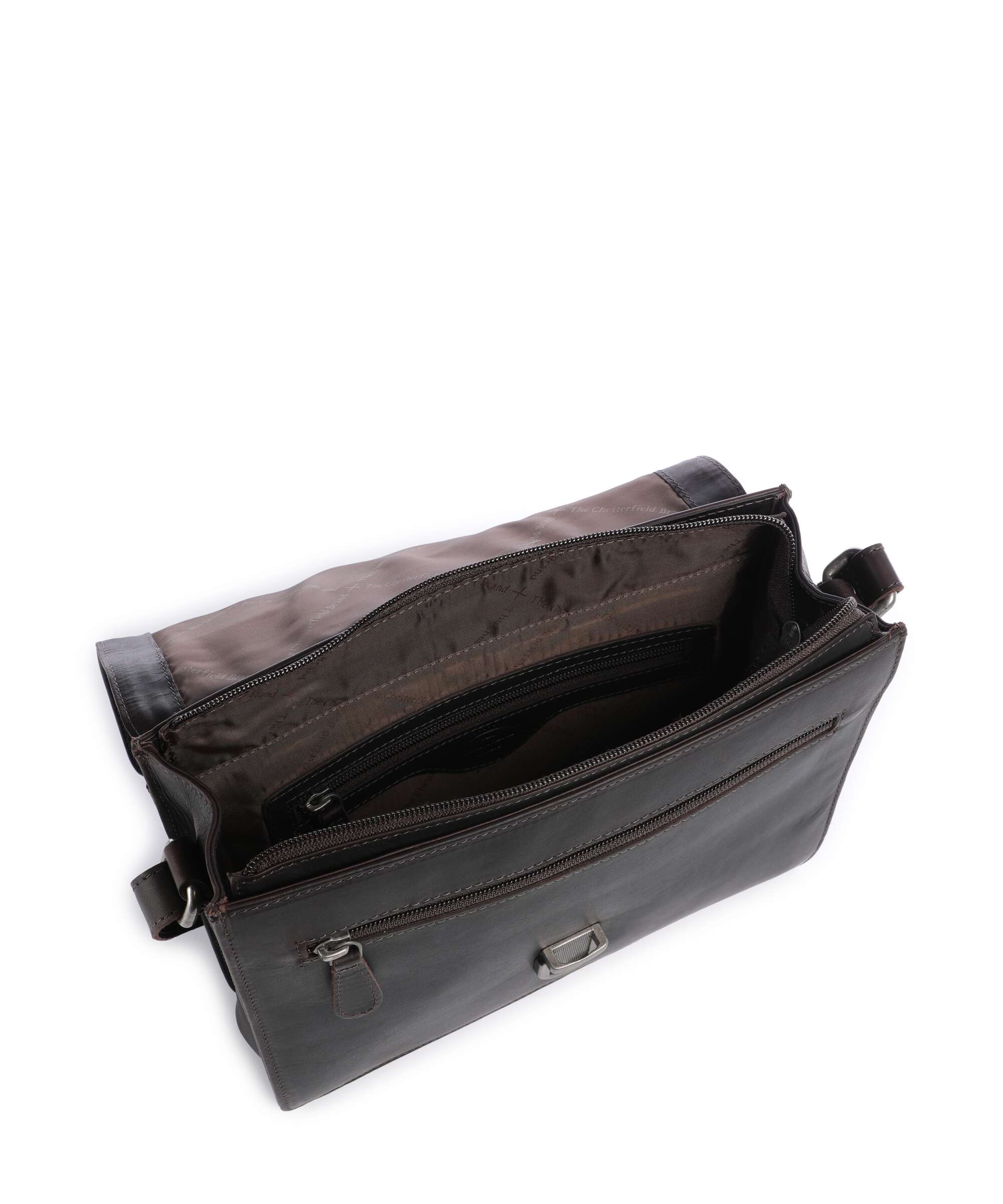 The Chesterfield Brand Wax Pull Up Cow Lunor Shoulder bag brown - Image 4