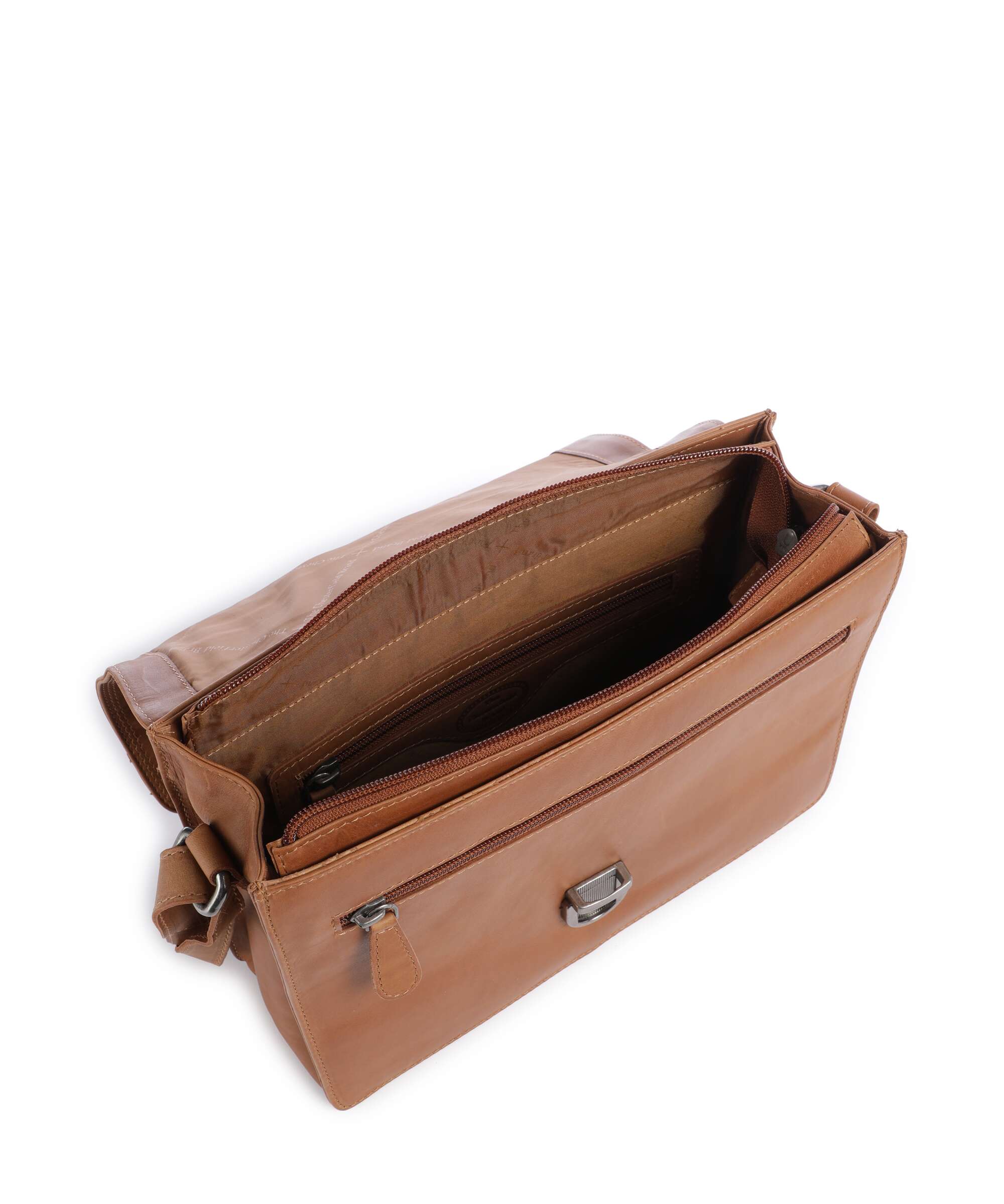 The Chesterfield Brand Wax Pull Up Cow Lunor Shoulder bag cognac - Image 5