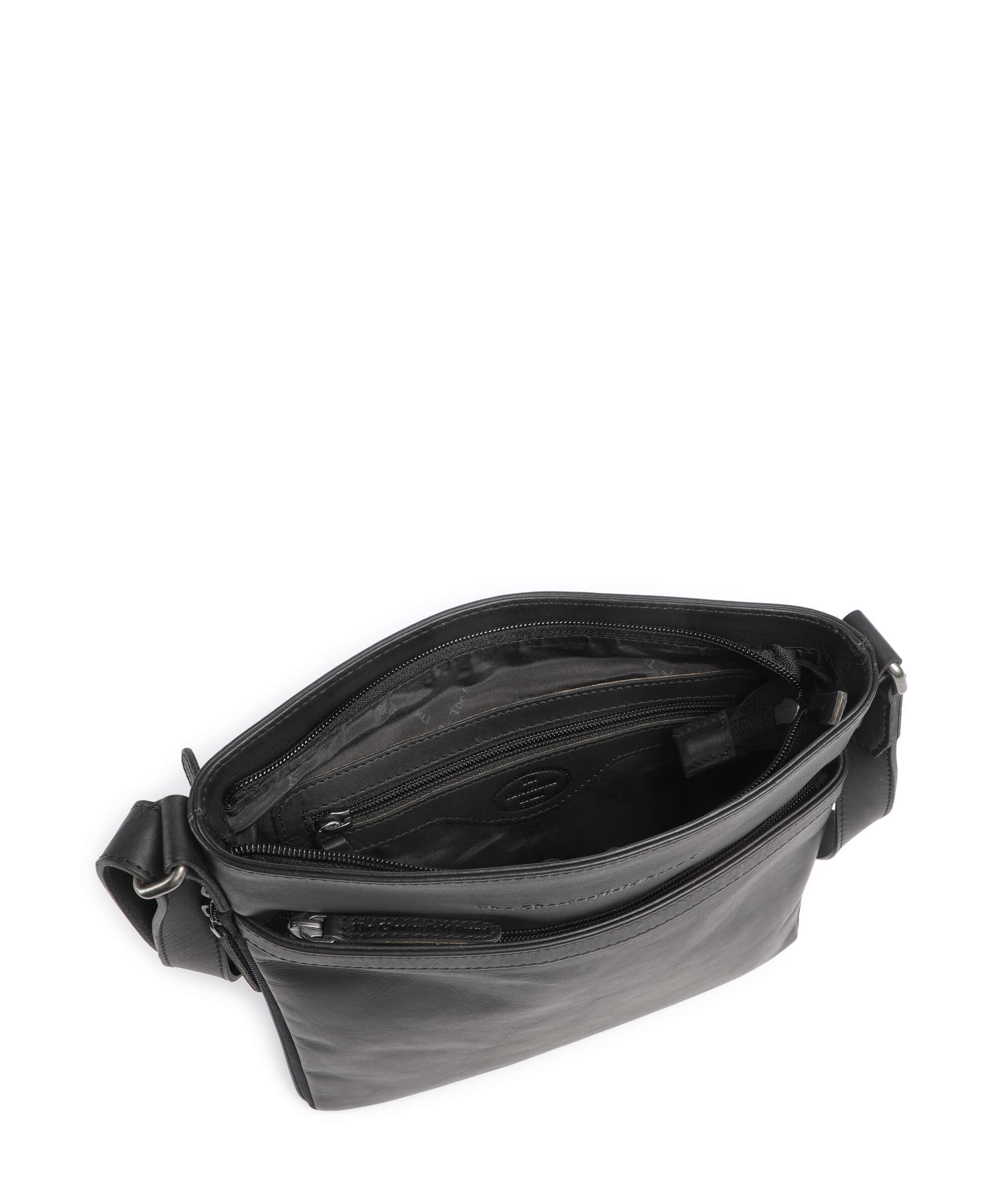 The Chesterfield Brand Wax Pull Up Cow Mirea Crossbody bag black - Image 6