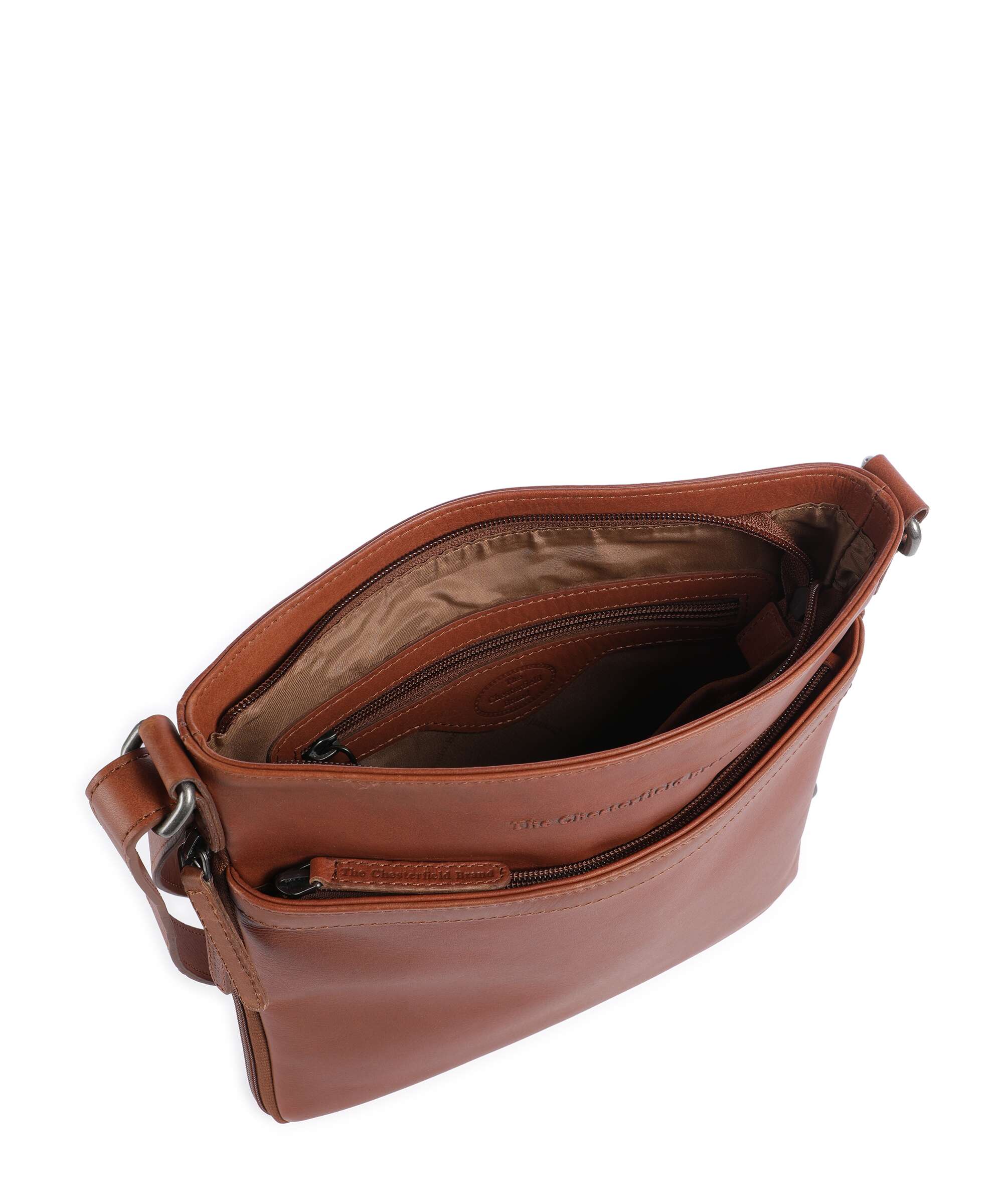 The Chesterfield Brand Wax Pull Up Cow Mirea Crossbody bag cognac - Image 6