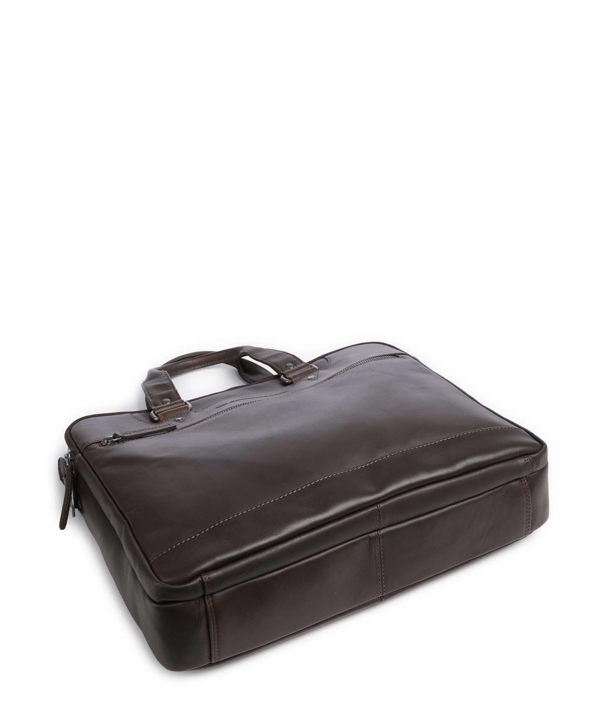 The Chesterfield Brand Wax Pull Up Cow Montara Laptop bag brown - Image 6