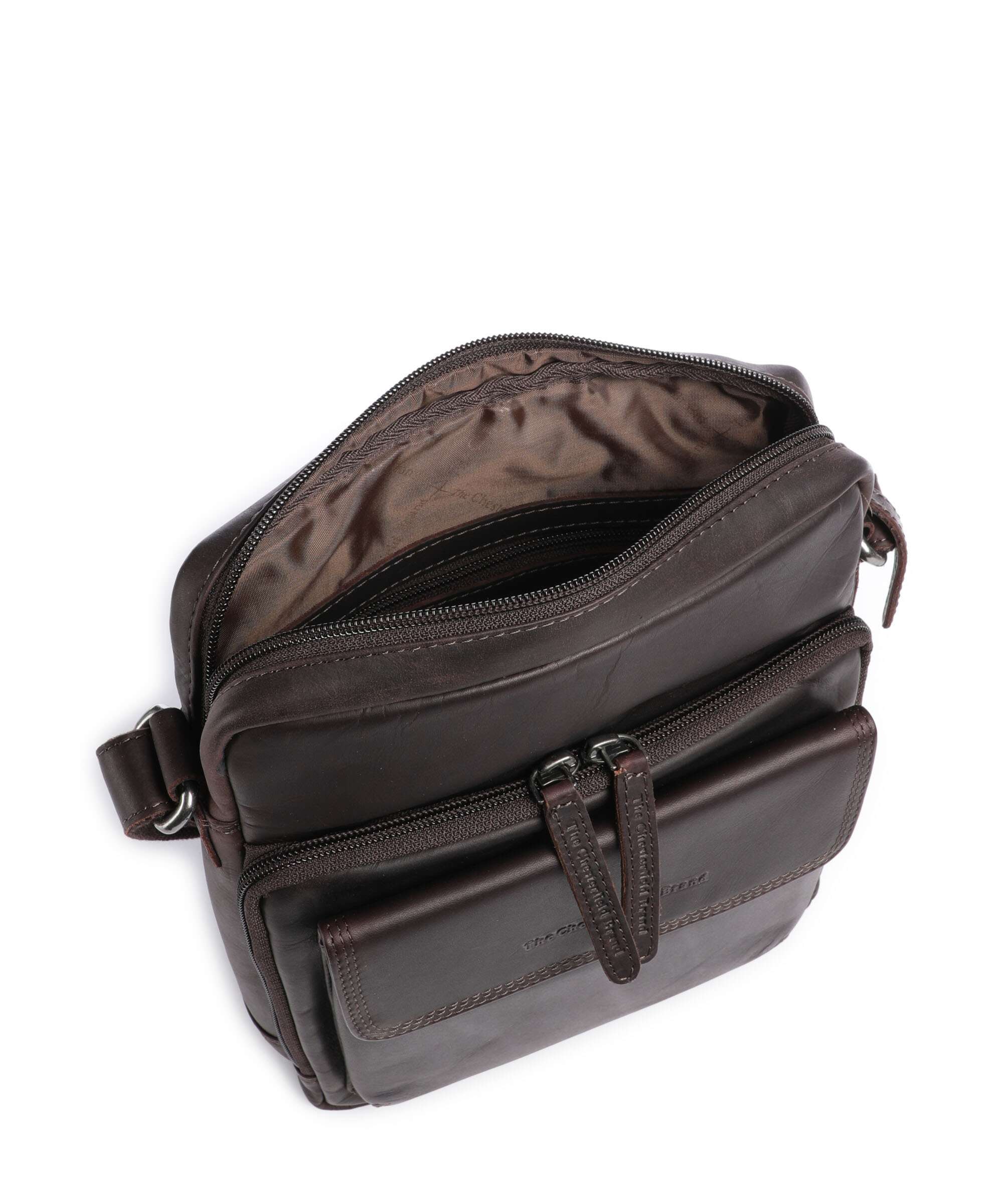 The Chesterfield Brand Wax Pull Up Cow Montira Crossbody bag brown - Image 6