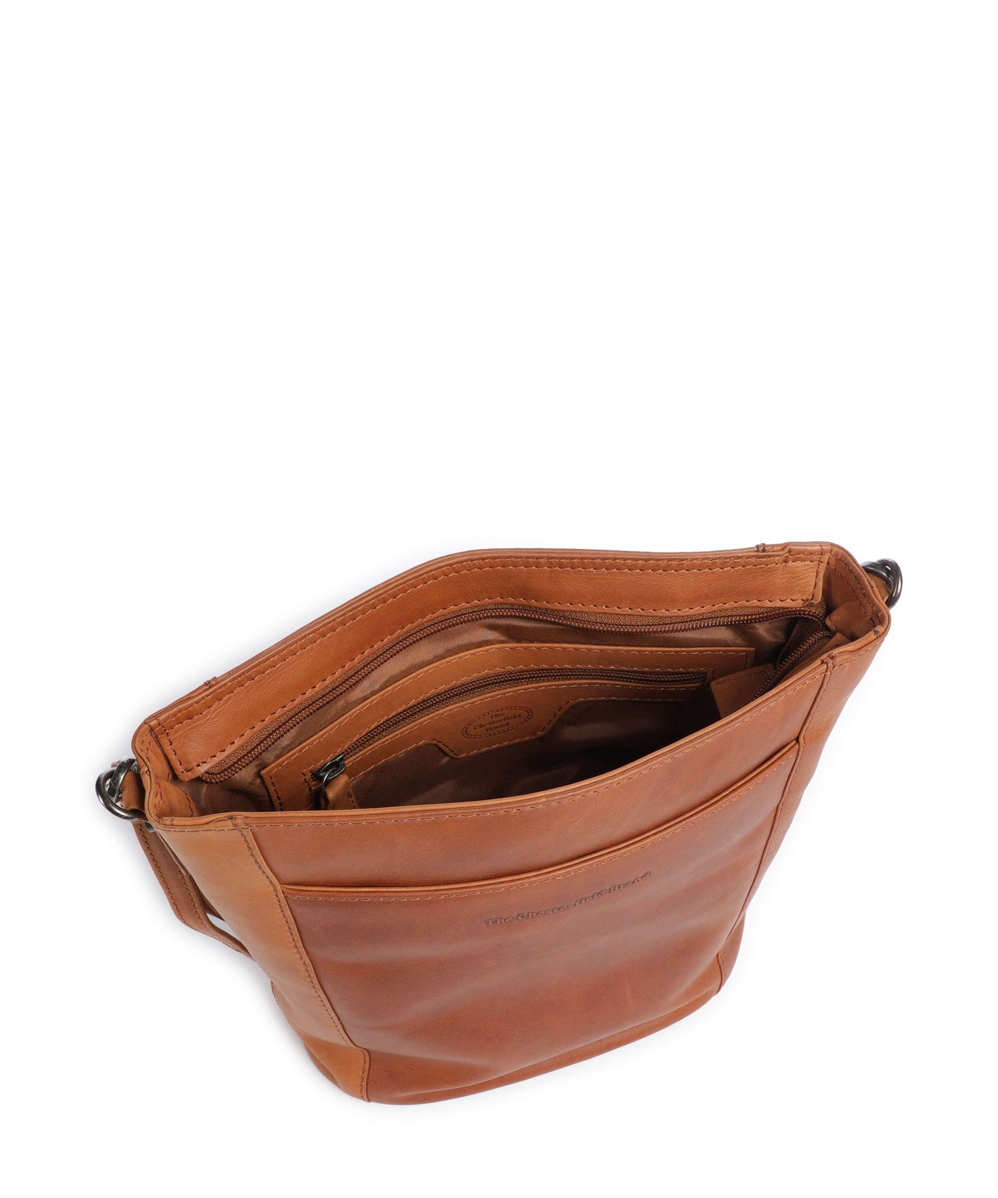 The Chesterfield Brand Wax Pull Up Cow Moore Bucket bag cognac - Image 6