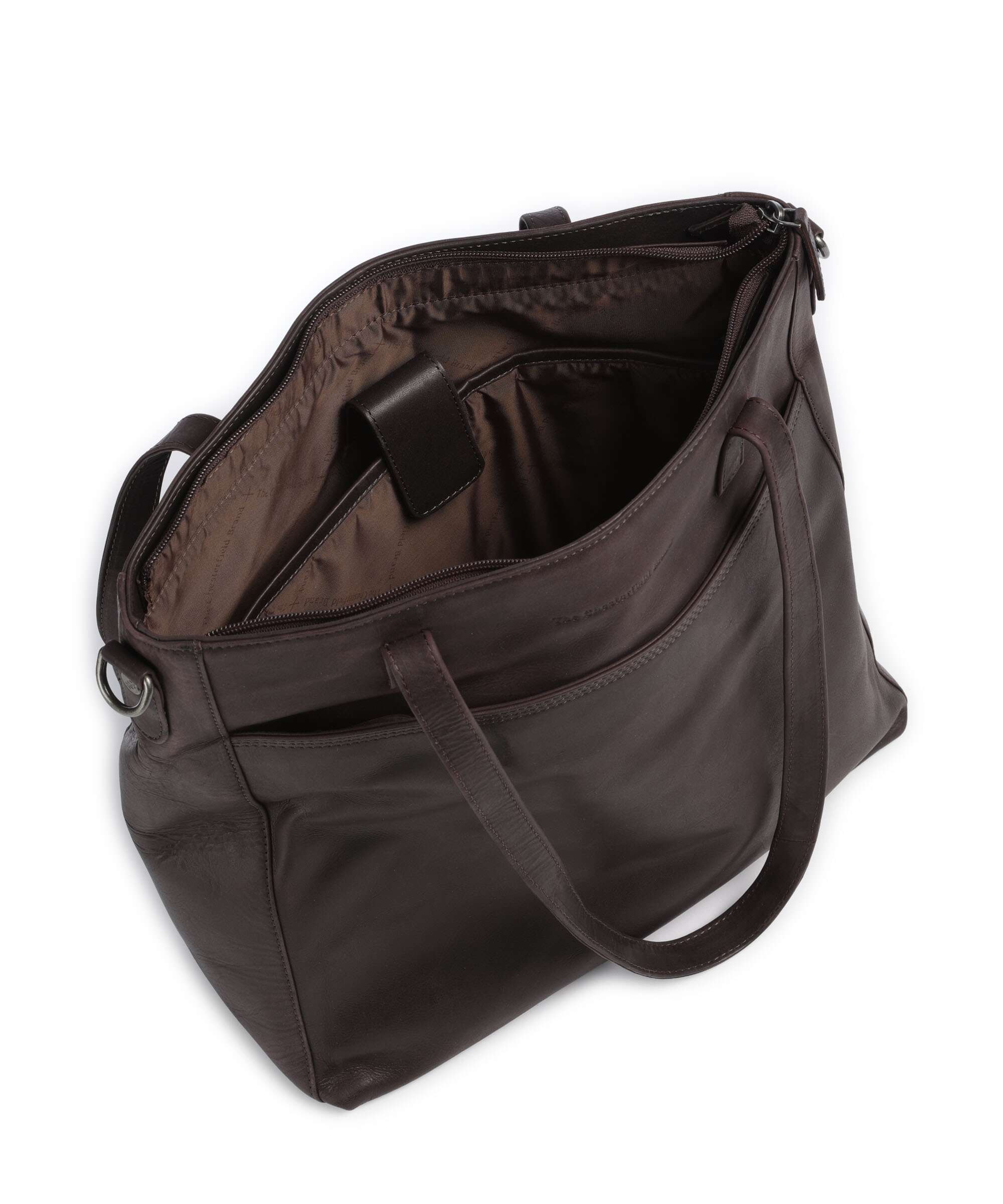 The Chesterfield Brand Wax Pull Up Cow Mosel Tote bag brown - Image 5
