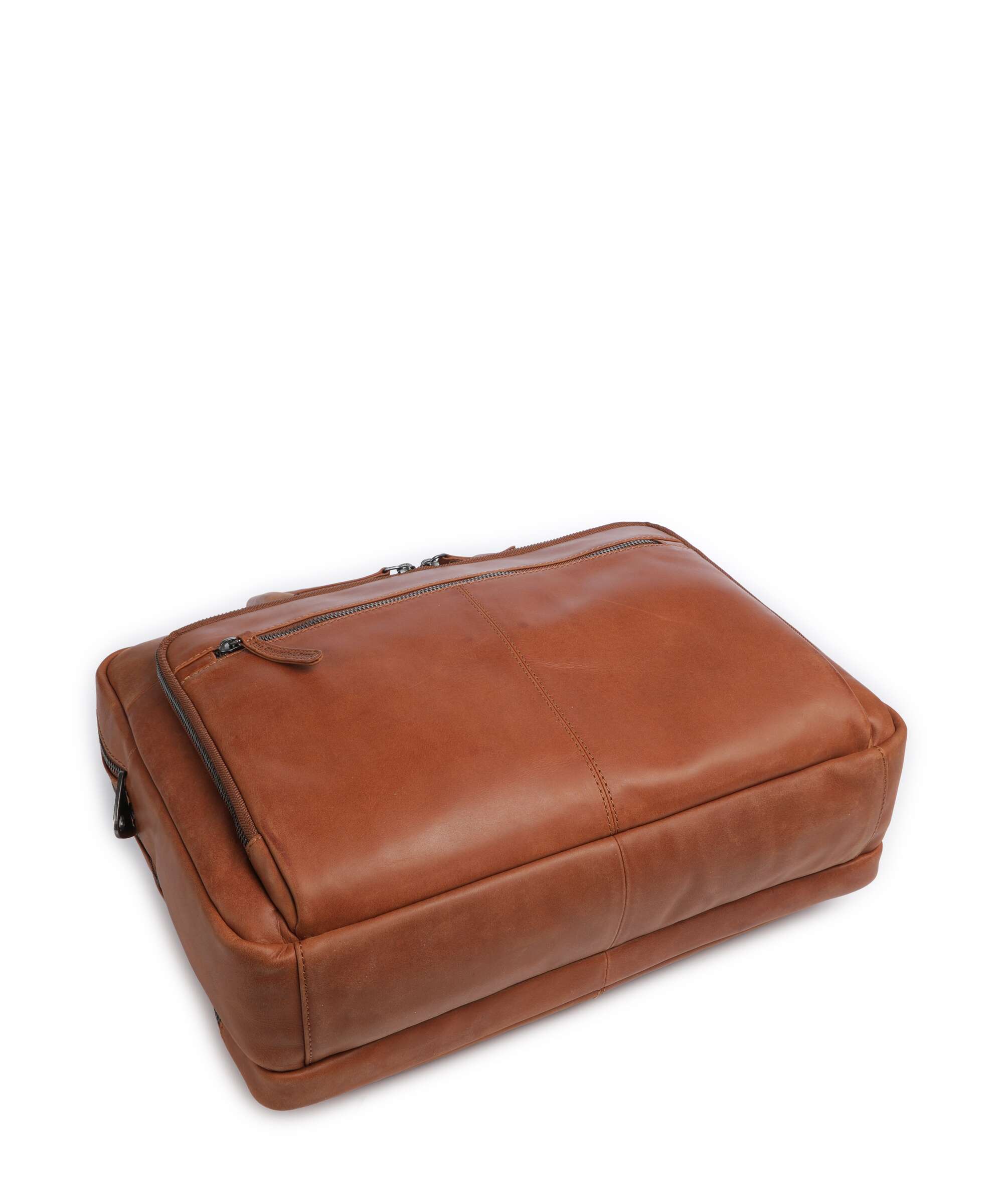 The Chesterfield Brand Wax Pull Up Cow Tacama Laptop bag cognac - Image 6
