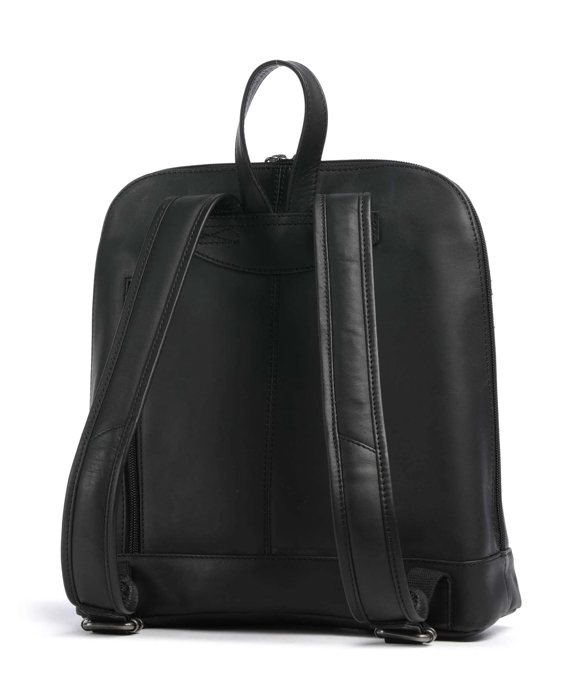The Chesterfield Brand Wax Pull Up Cow Tigris Backpack black - Image 2