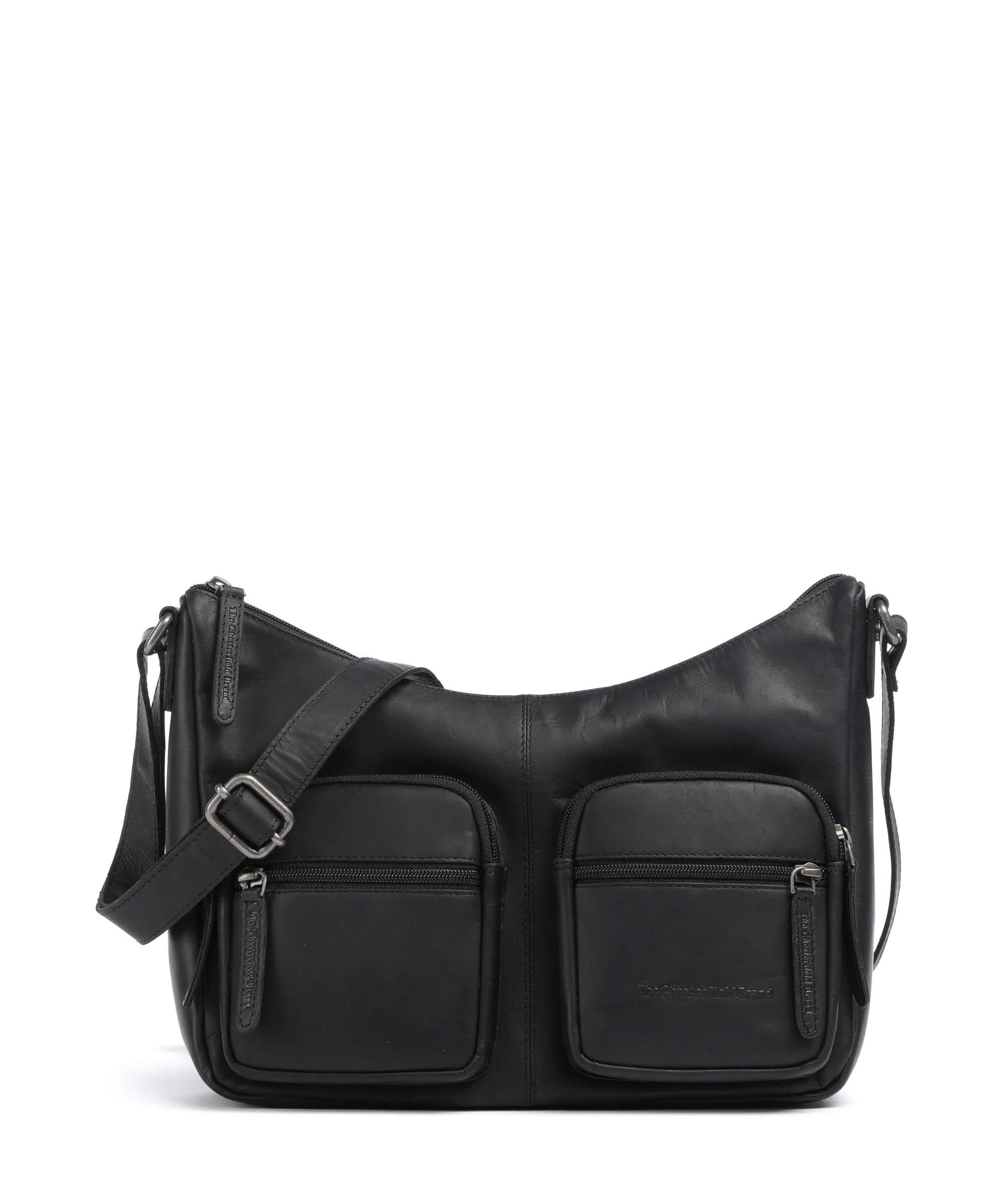 The Chesterfield Brand Wax Pull Up Cow Valenora Shoulder bag black