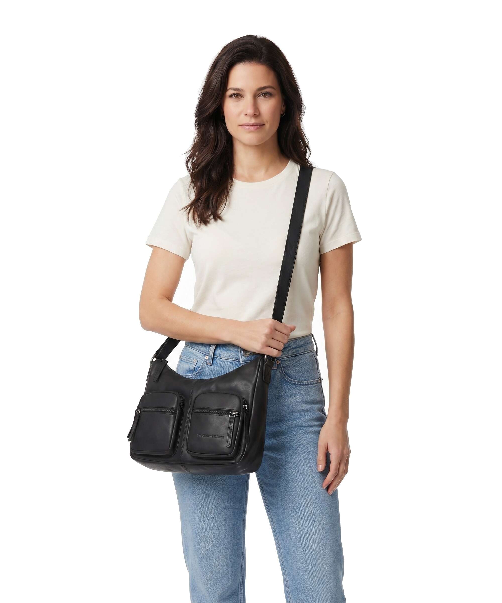 The Chesterfield Brand Wax Pull Up Cow Valenora Shoulder bag black - Image 3