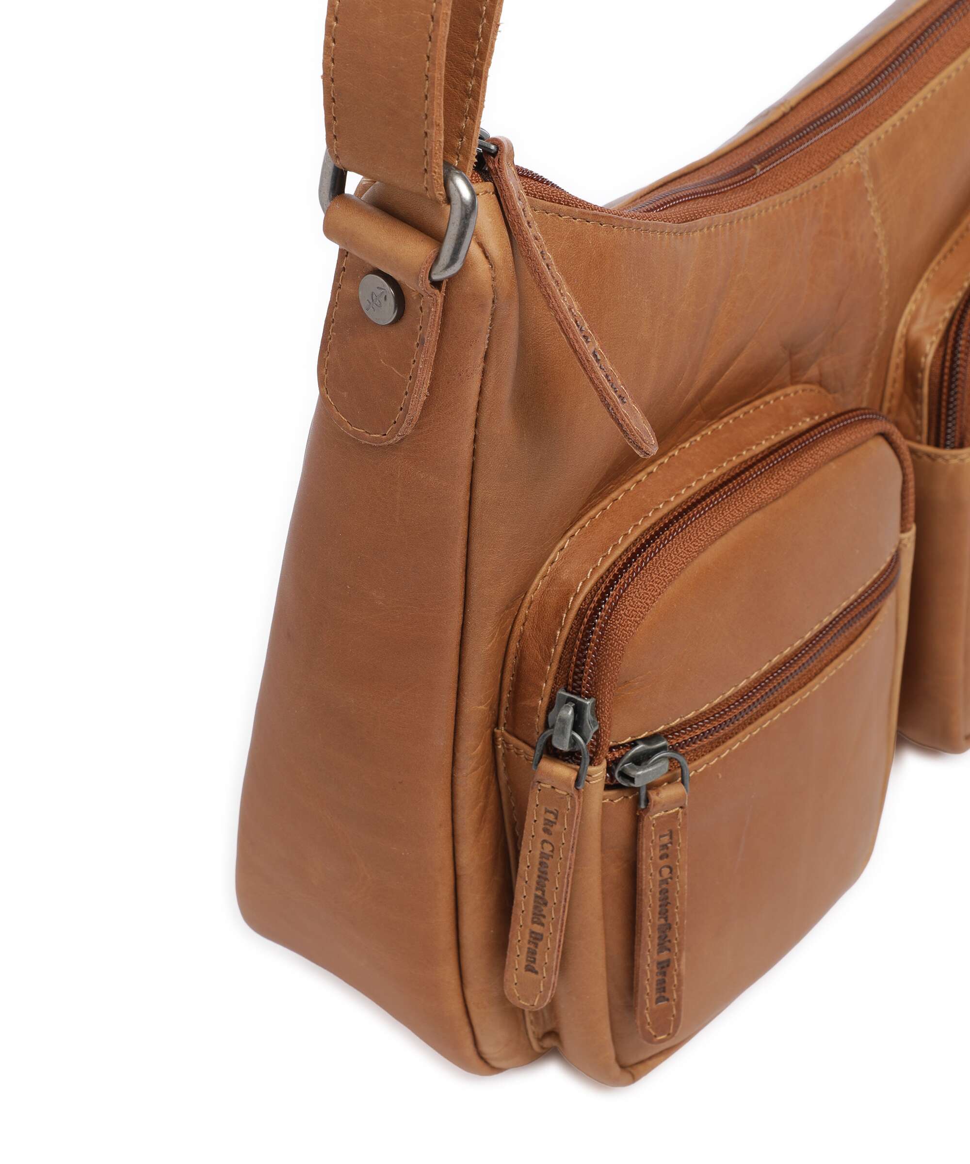 The Chesterfield Brand Wax Pull Up Cow Valenora Shoulder bag cognac - Image 4
