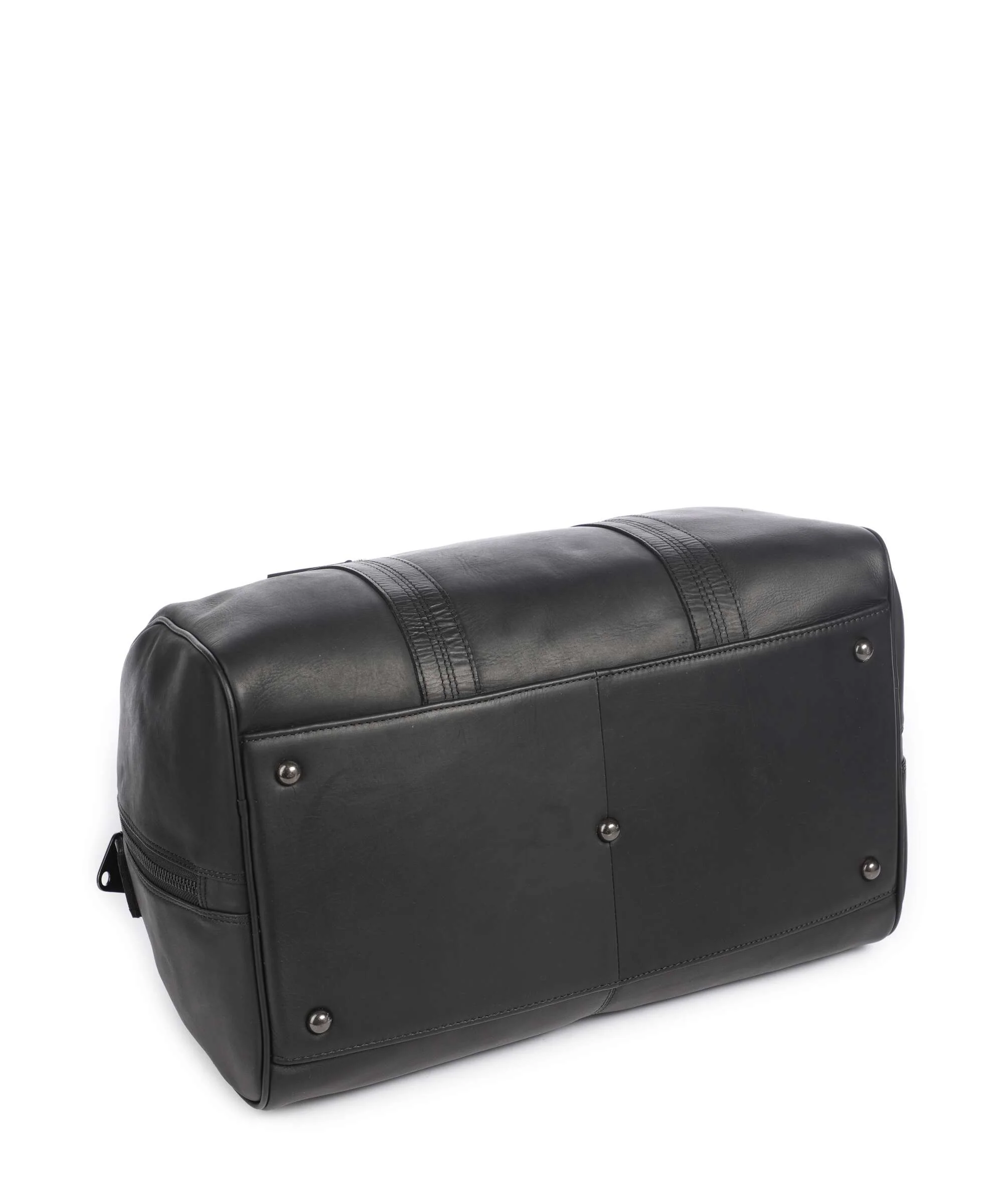 The Chesterfield Brand Wax Pull Up Cow Volenza Weekend bag black - Image 4