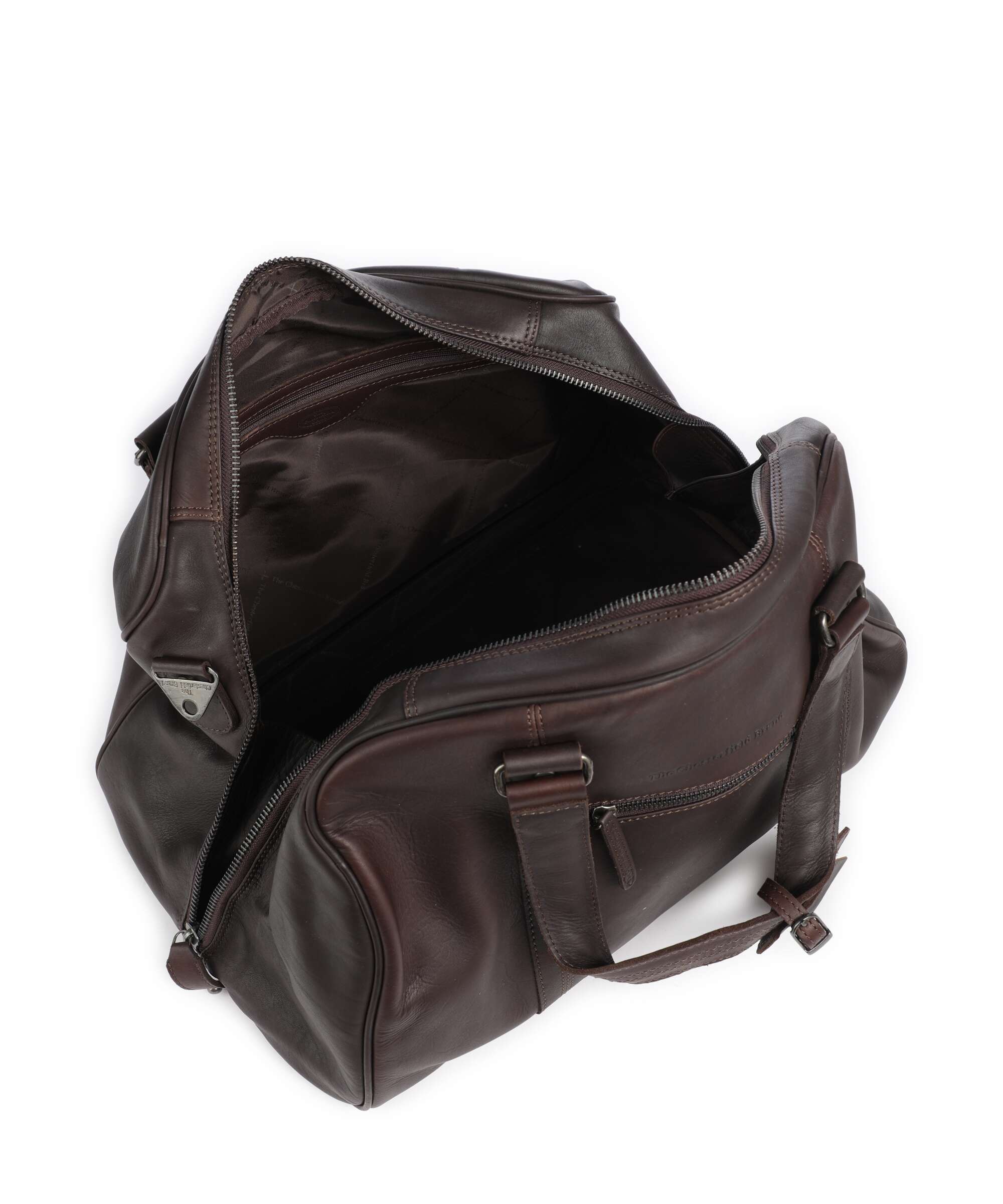 The Chesterfield Brand Wax Pull Up Cow Volenza Weekend bag brown - Image 5