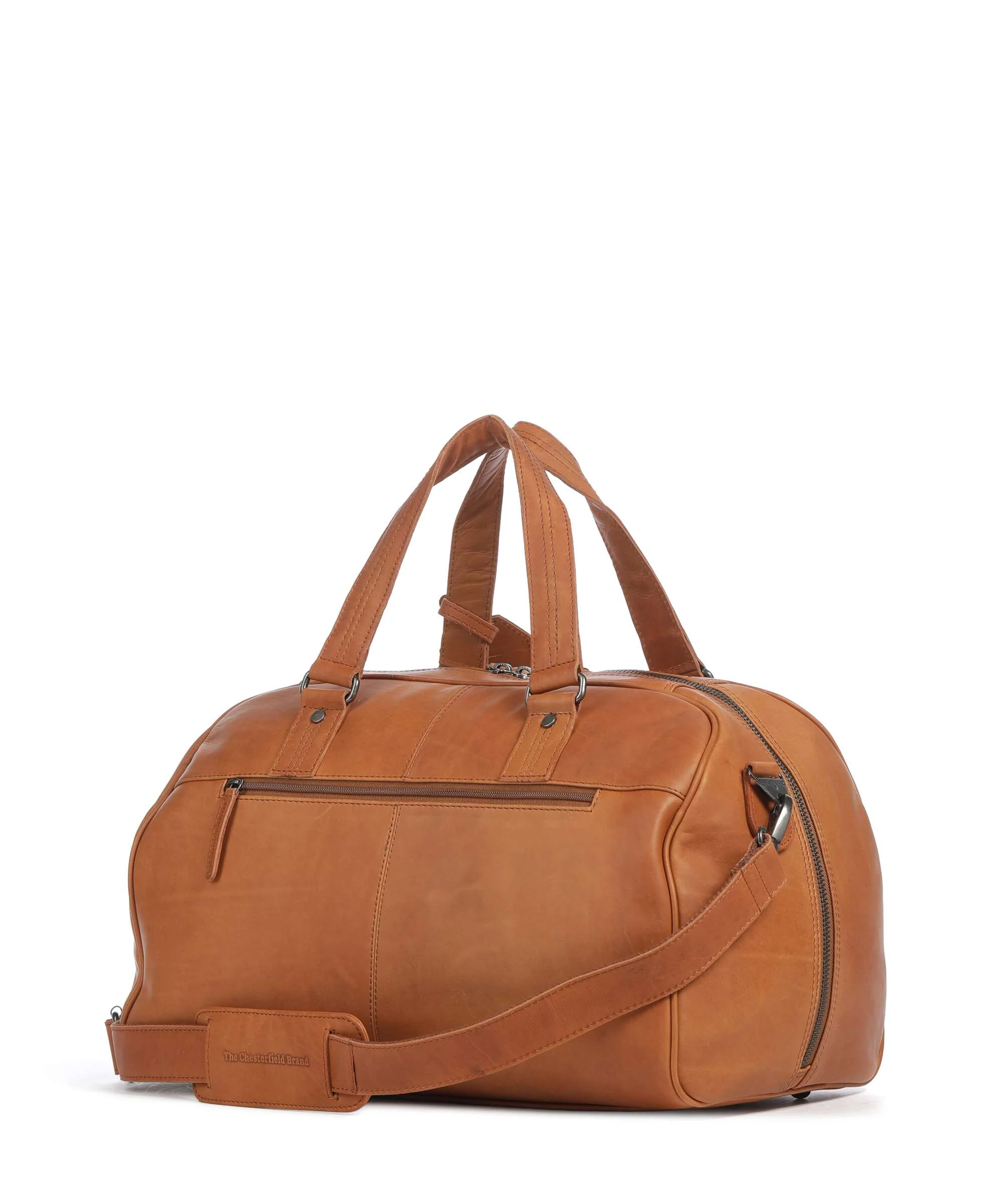 The Chesterfield Brand Wax Pull Up Cow Volenza Weekend bag cognac - Image 2