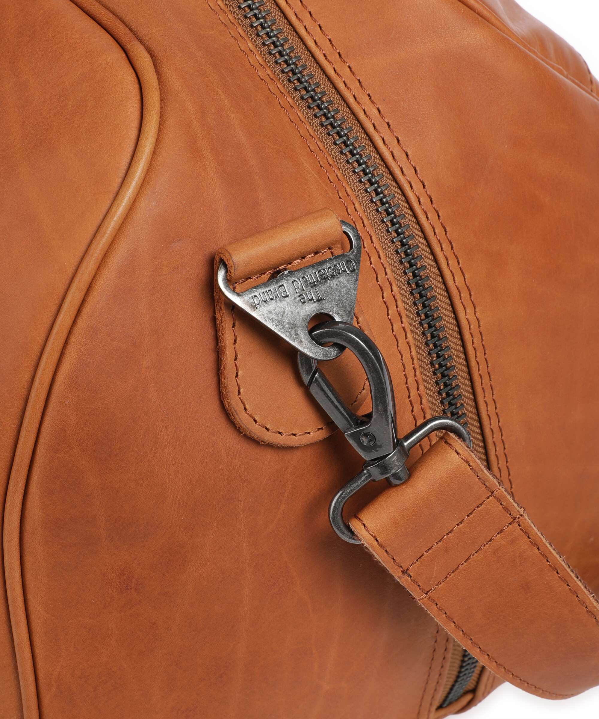 The Chesterfield Brand Wax Pull Up Cow Volenza Weekend bag cognac - Image 3