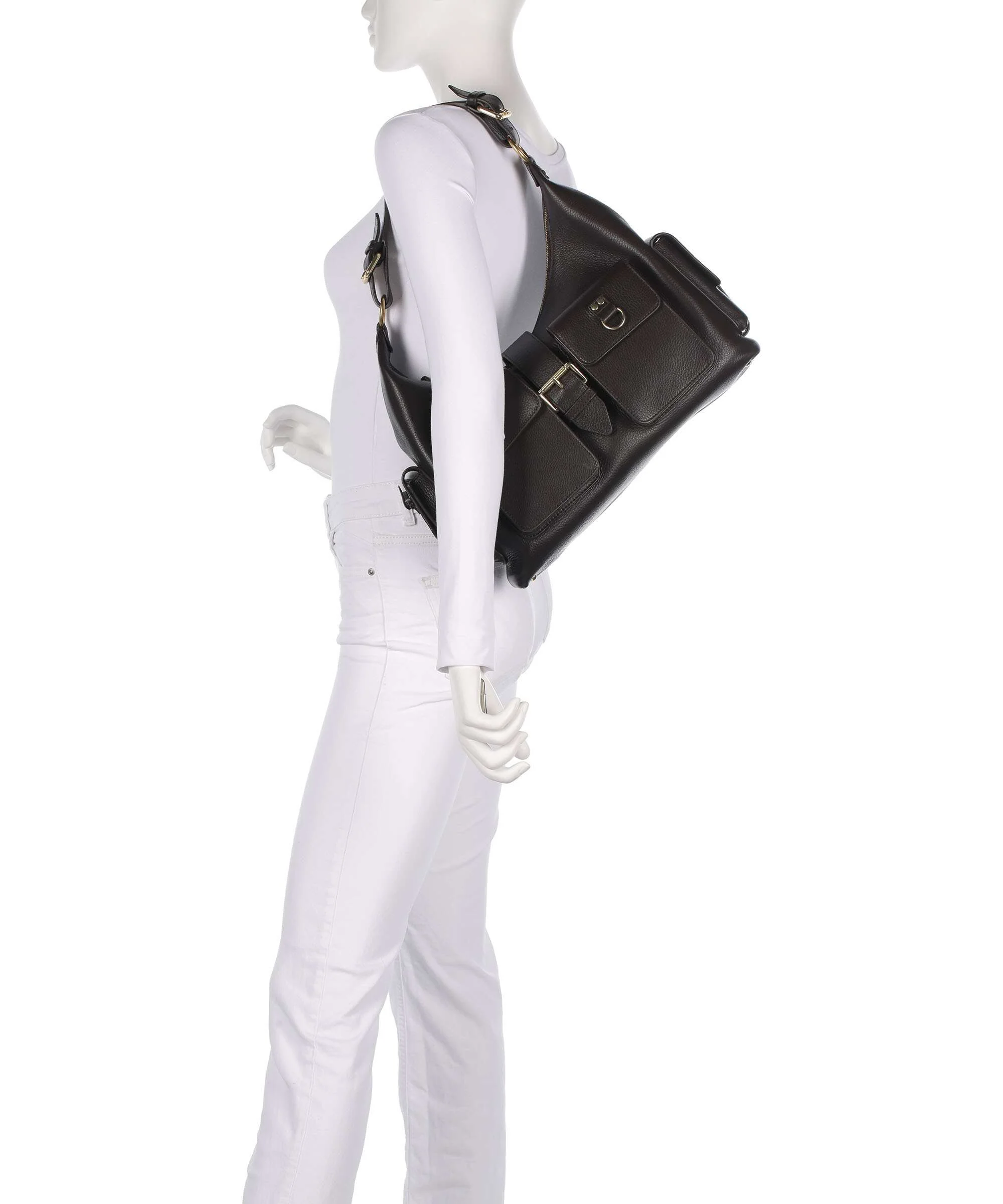 The Kooples Amelia Large Shoulder bag brown - Image 3