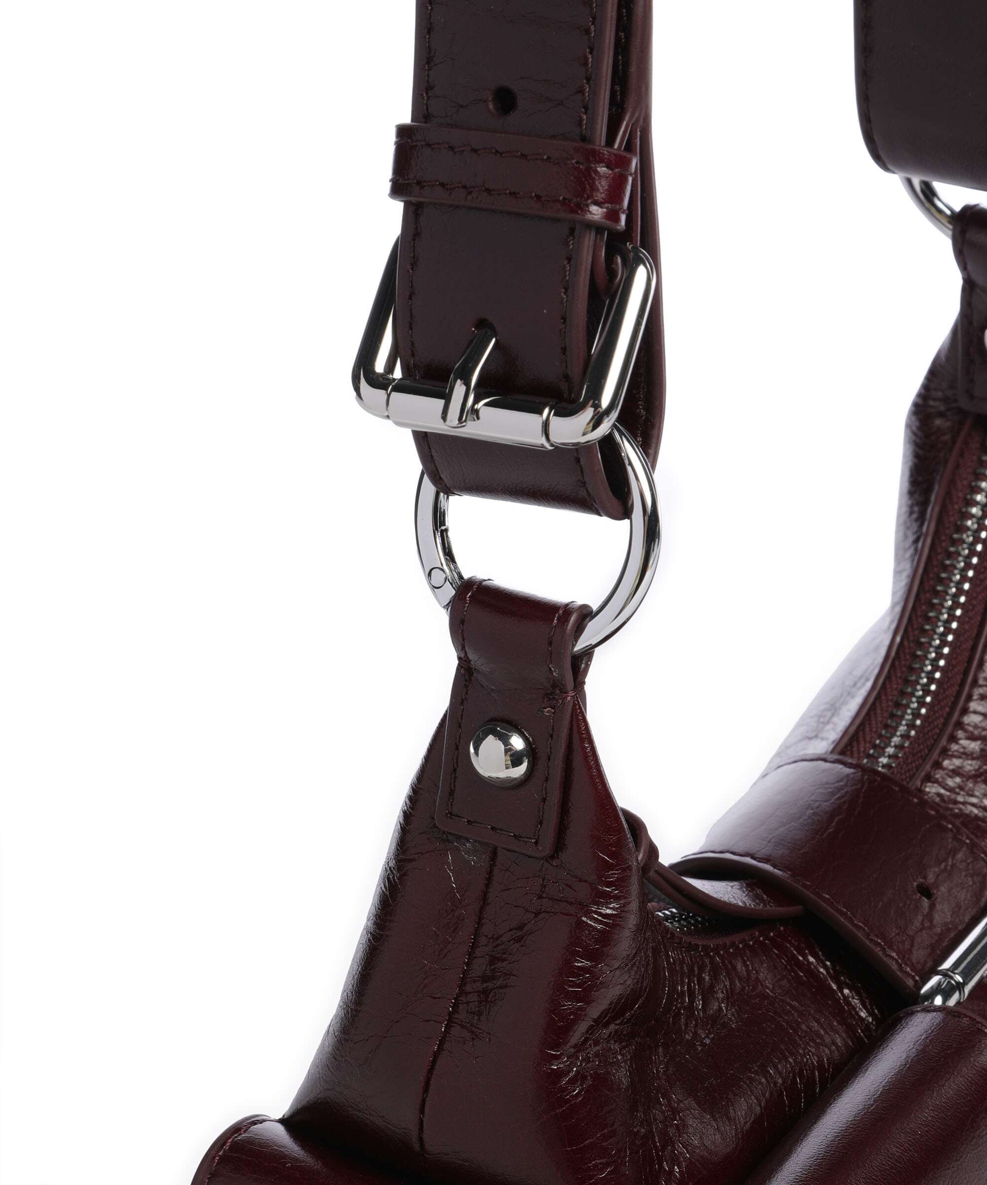 The Kooples Amelia Small Shoulder bag bordeaux - Image 4