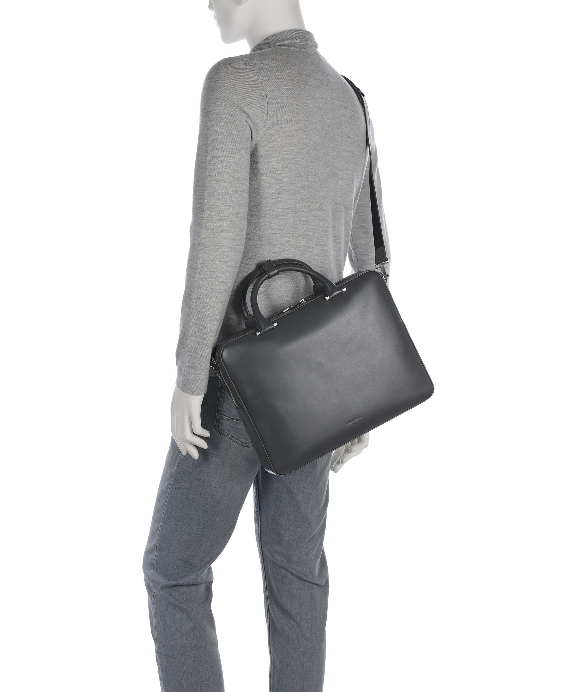 Tiger of Sweden Valise Briefcase jet grey - Image 3