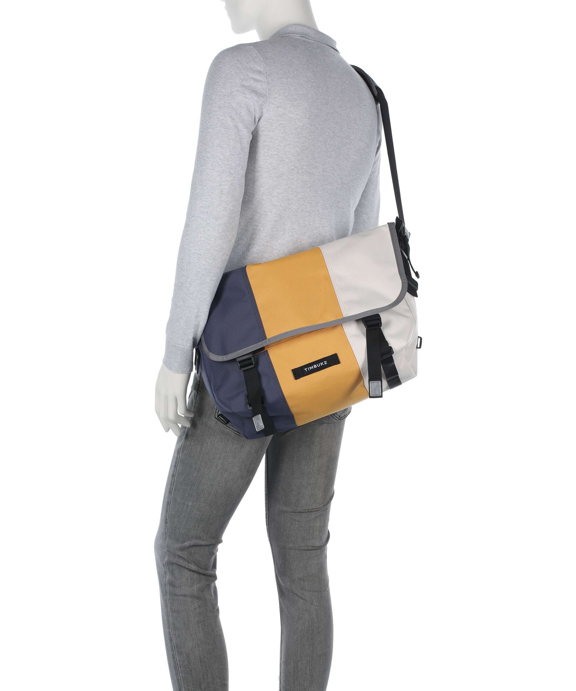 Timbuk2 Heritage Classic M Messenger bag eco gunmetal zing - Image 3