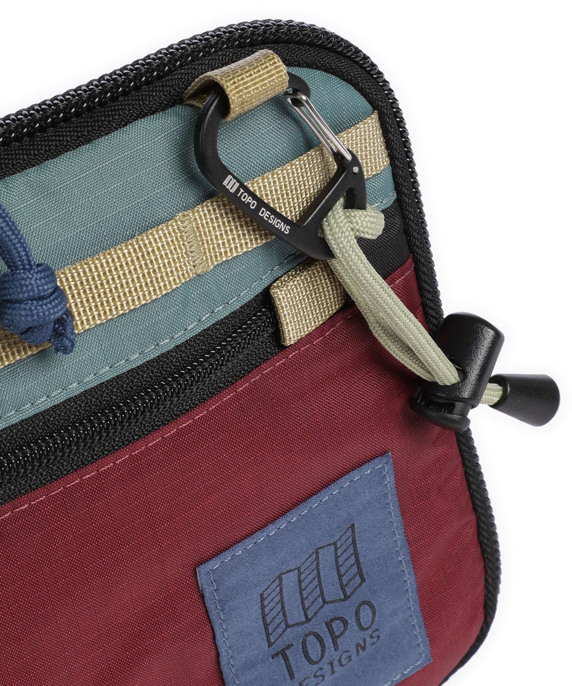 Topo Designs All Adventure Crossbody bag burgundy - Image 5