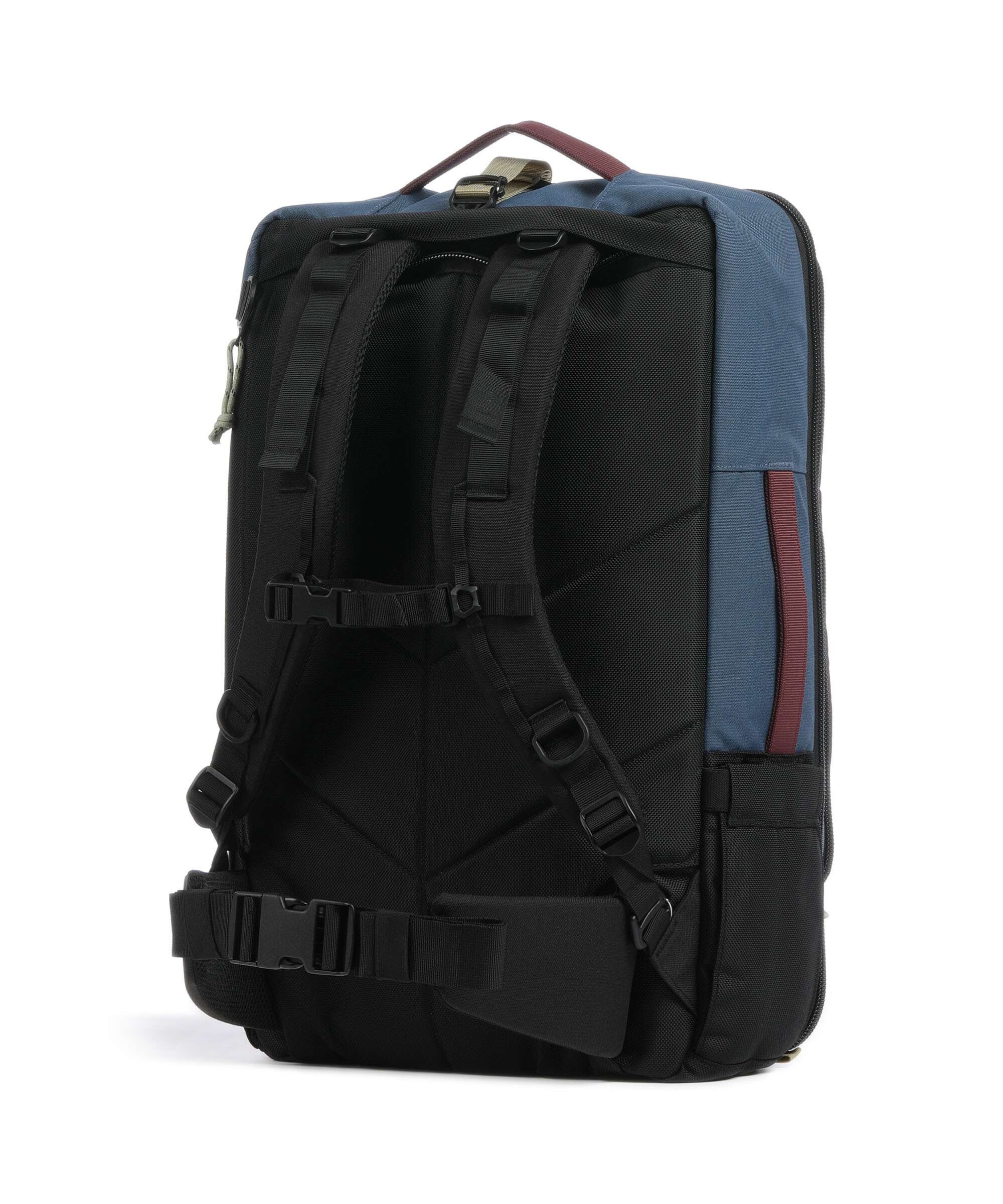 Topo Designs Global 40 Travel backpack dark denim/burgundy - Image 2