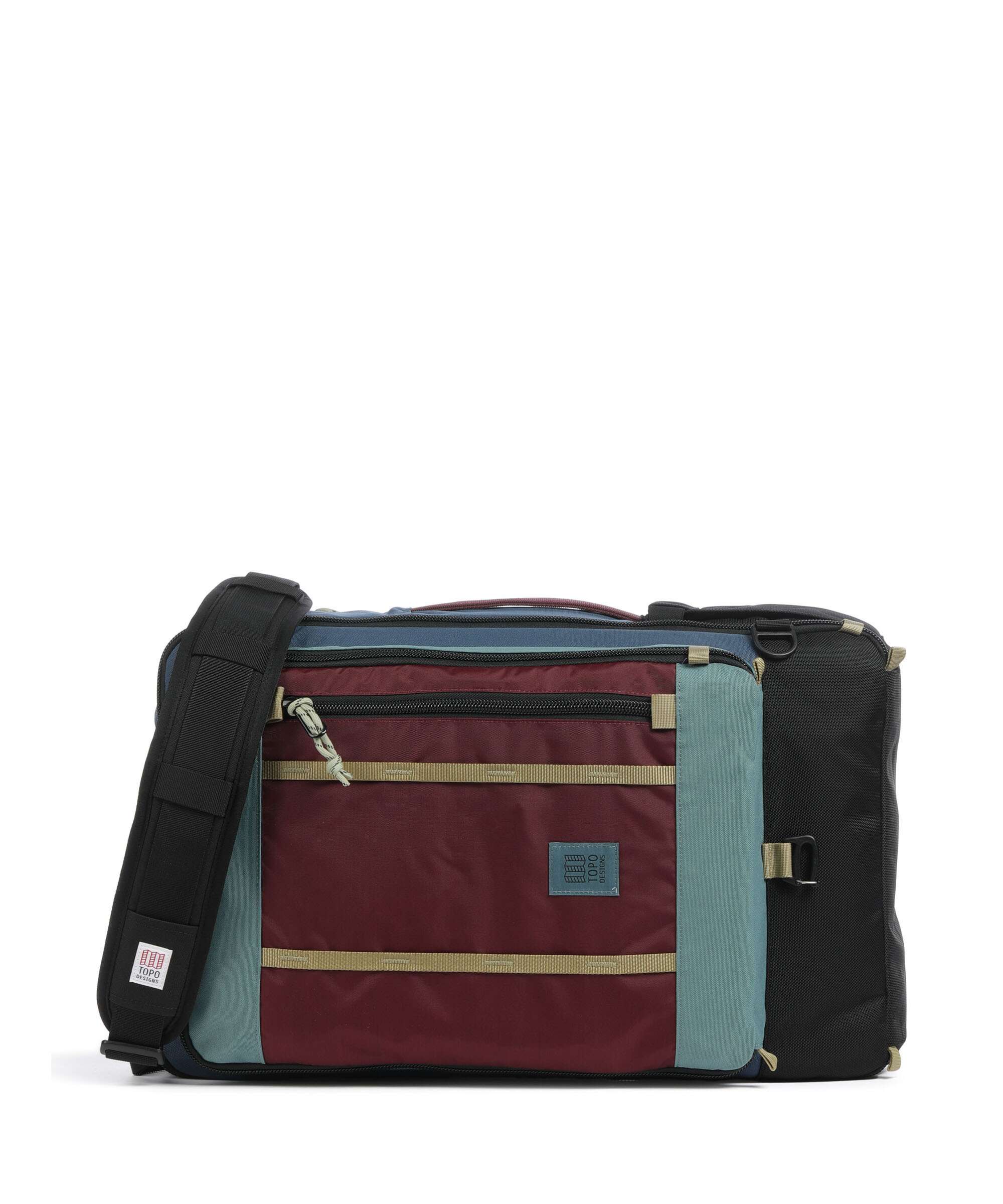 Topo Designs Global 40 Travel backpack dark denim/burgundy - Image 4
