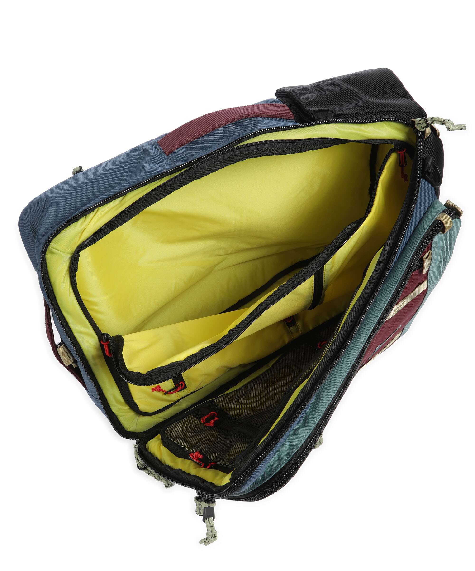Topo Designs Global 40 Travel backpack dark denim/burgundy - Image 6