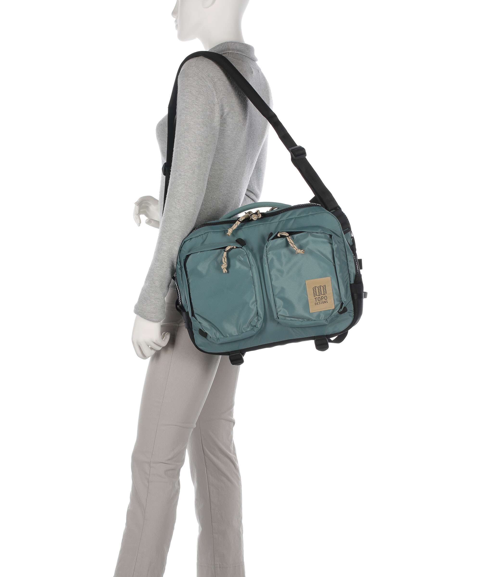 Topo Designs Global Briefcase sea pine - Image 3