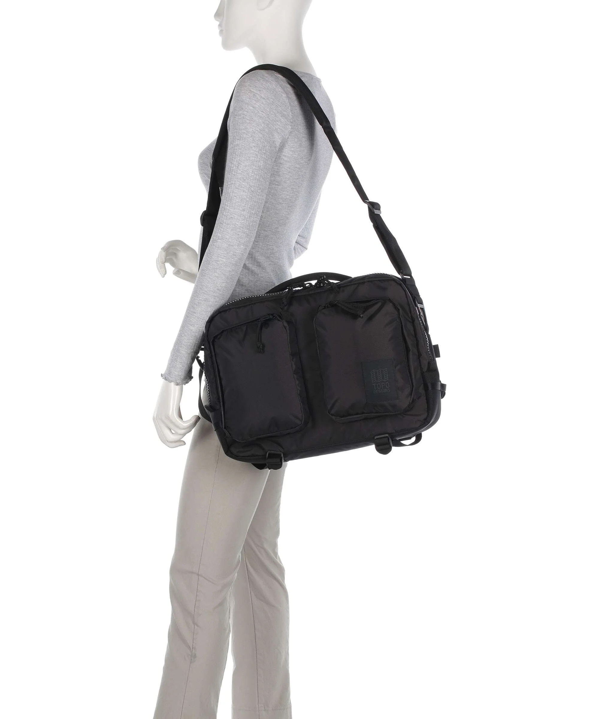 Topo Designs Global Briefcase navy/sahara - Image 3