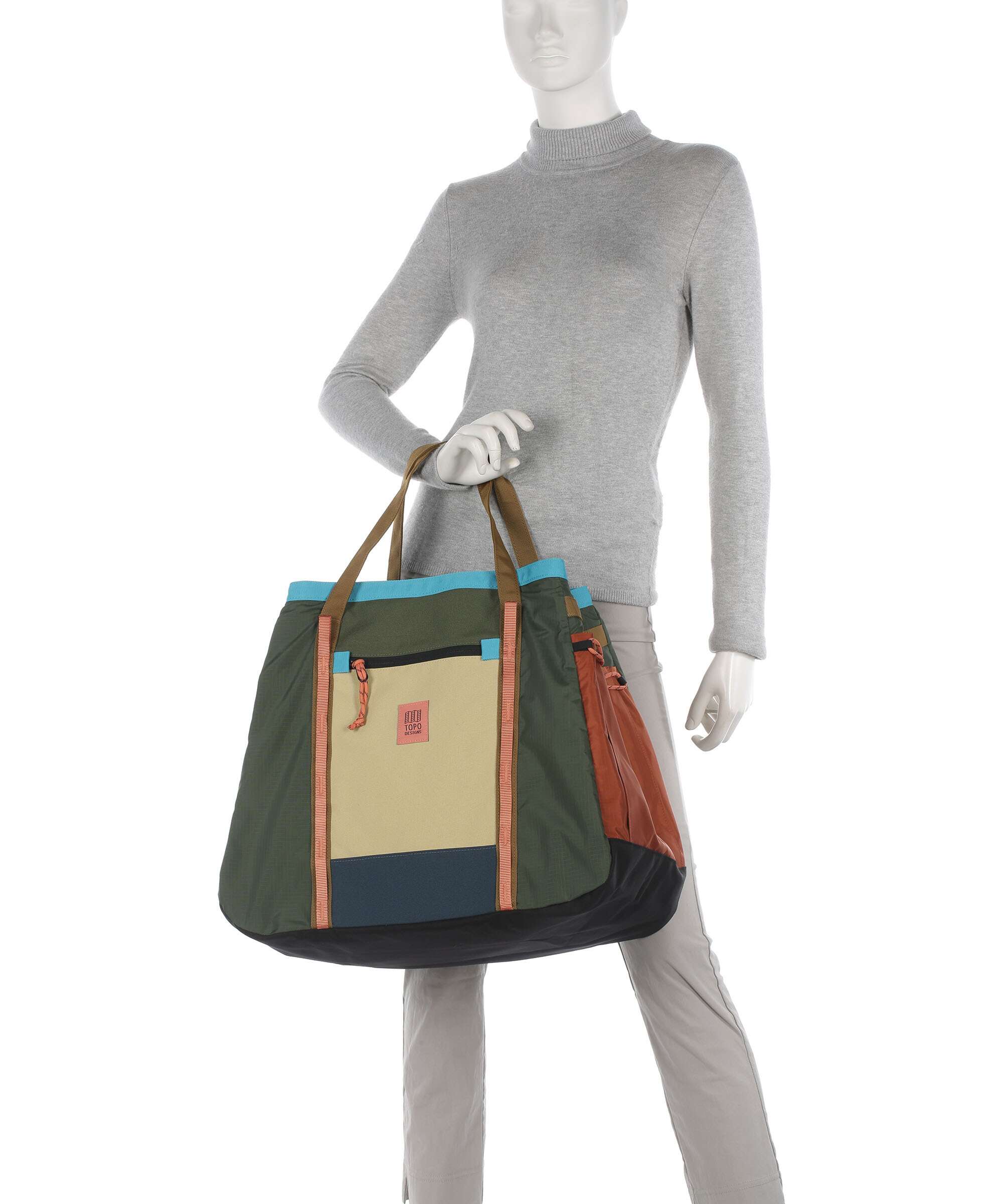 Topo Designs Mountain Gear Tote bag olive/hemp - Image 3