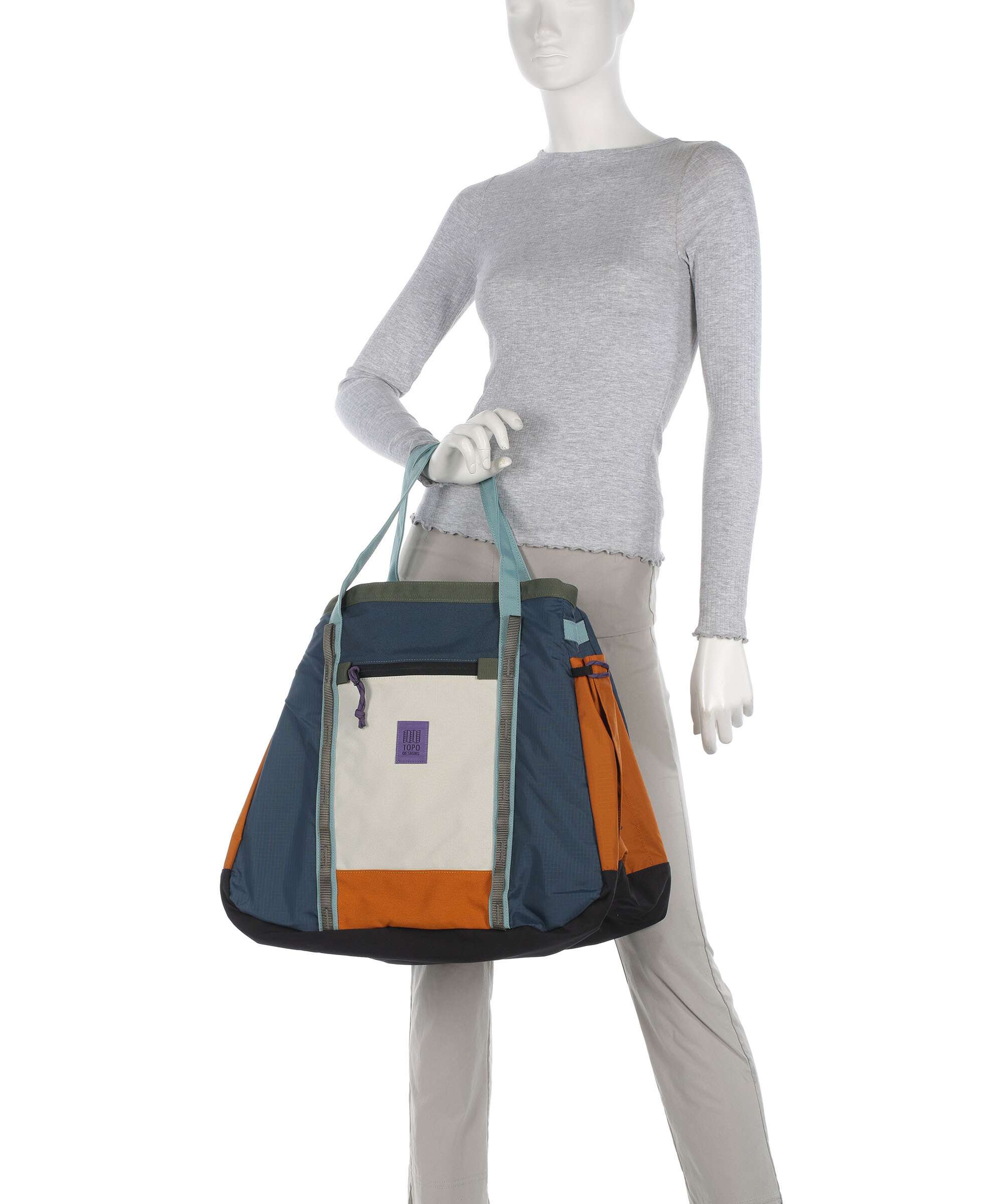 Topo Designs Mountain Gear Tote bag pond blue/spice - Image 3