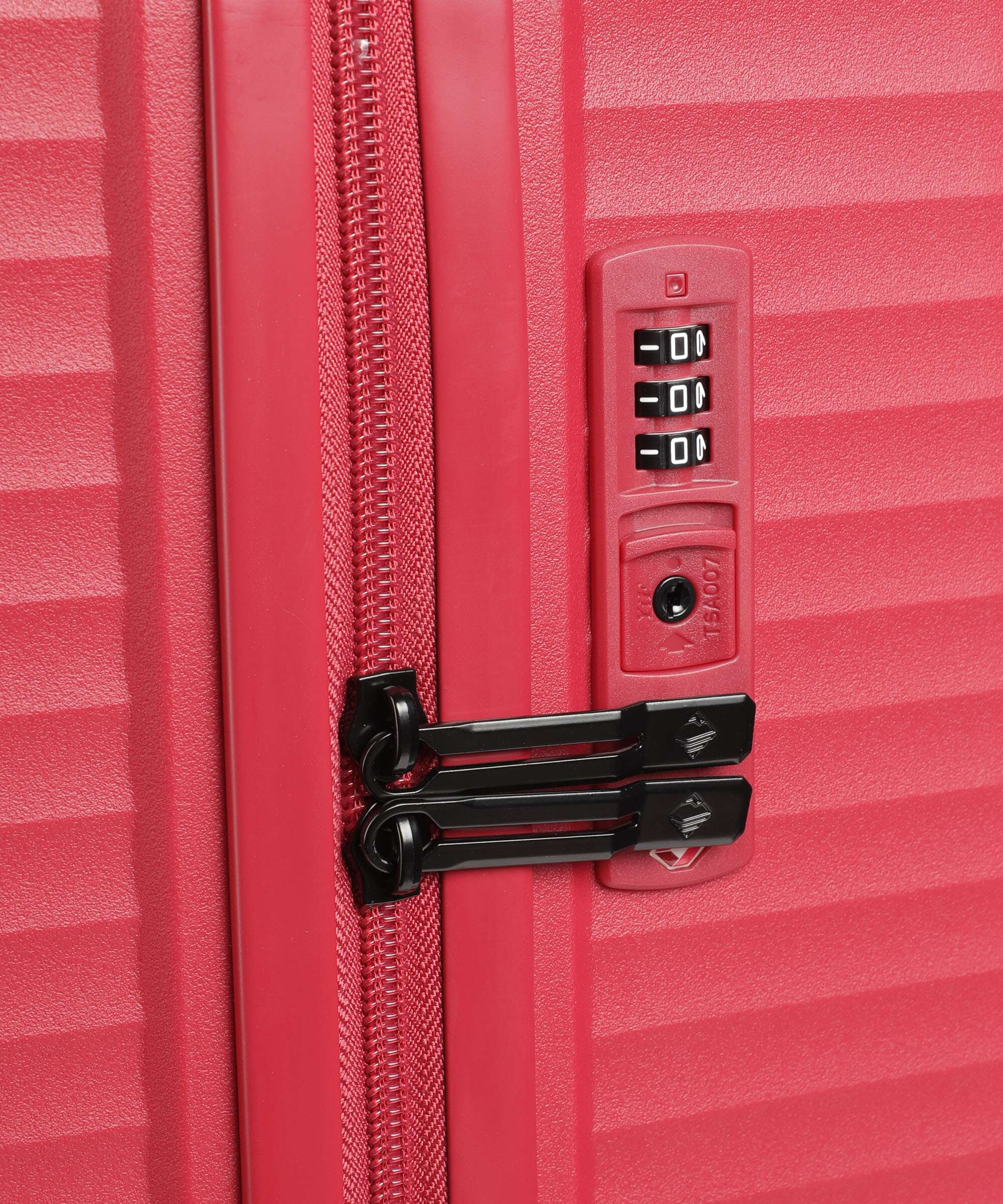 Travelite Air Stripe Slim Suitcase set (4 wheels) red - Image 3