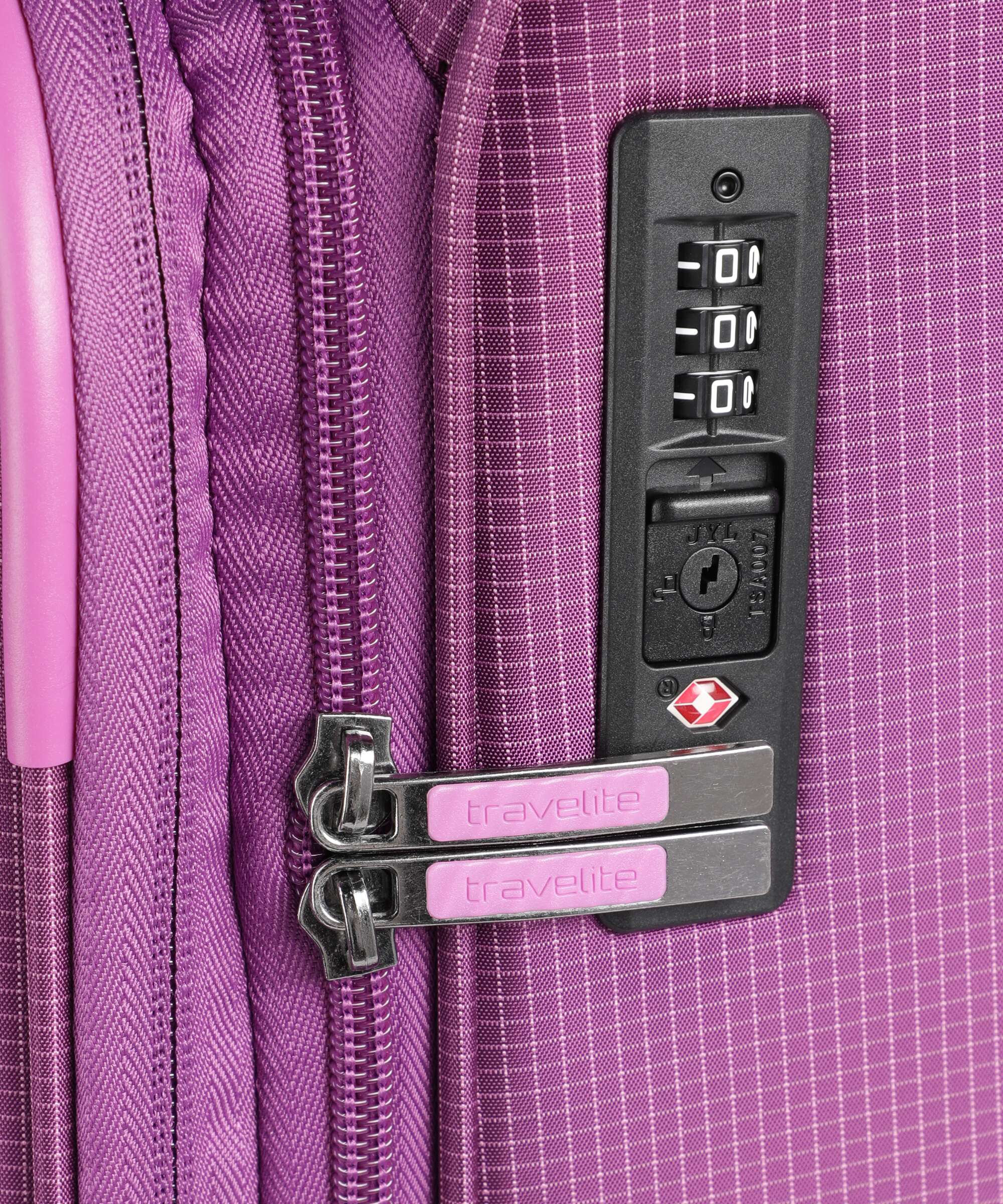 Travelite Corsiica Suitcase set (4 wheels) pink - Image 3