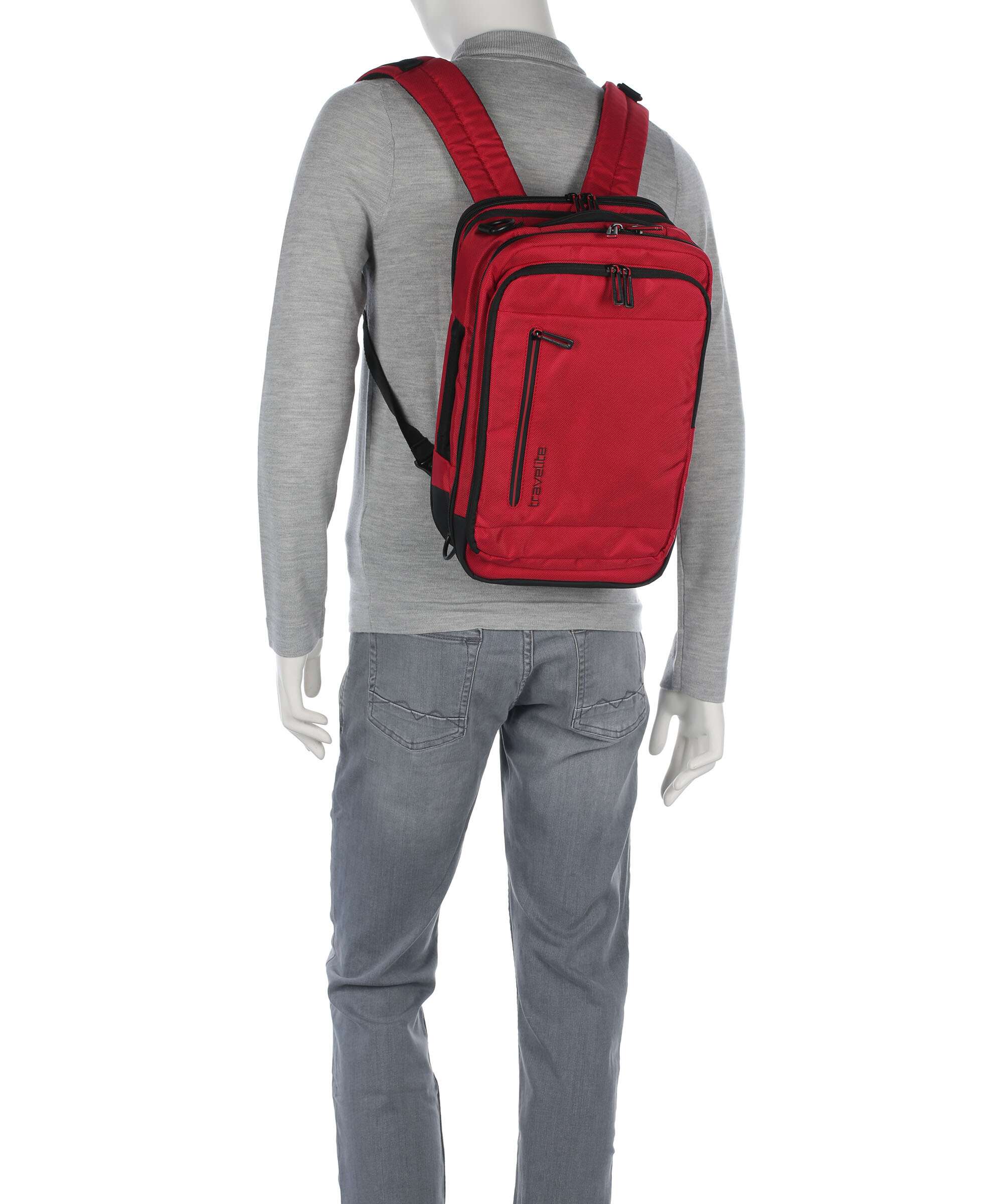 Travelite Crosslite Travel backpack red - Image 3