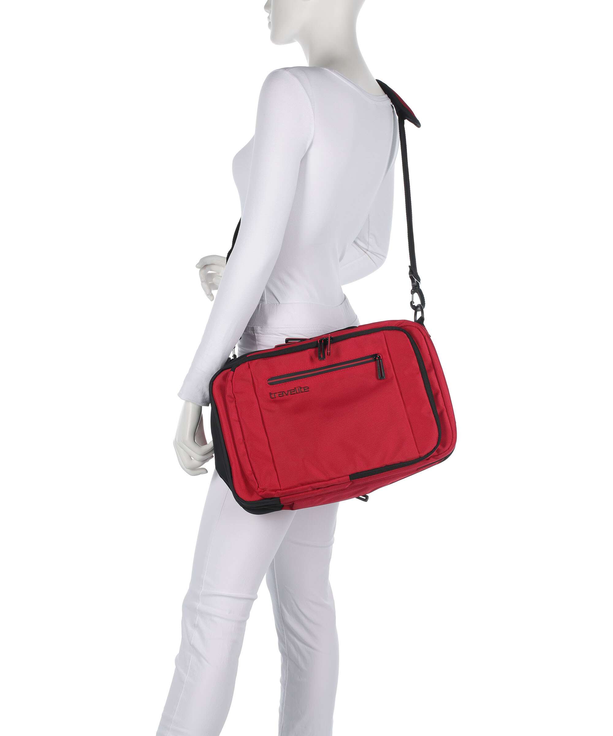 Travelite Crosslite Travel backpack red - Image 4