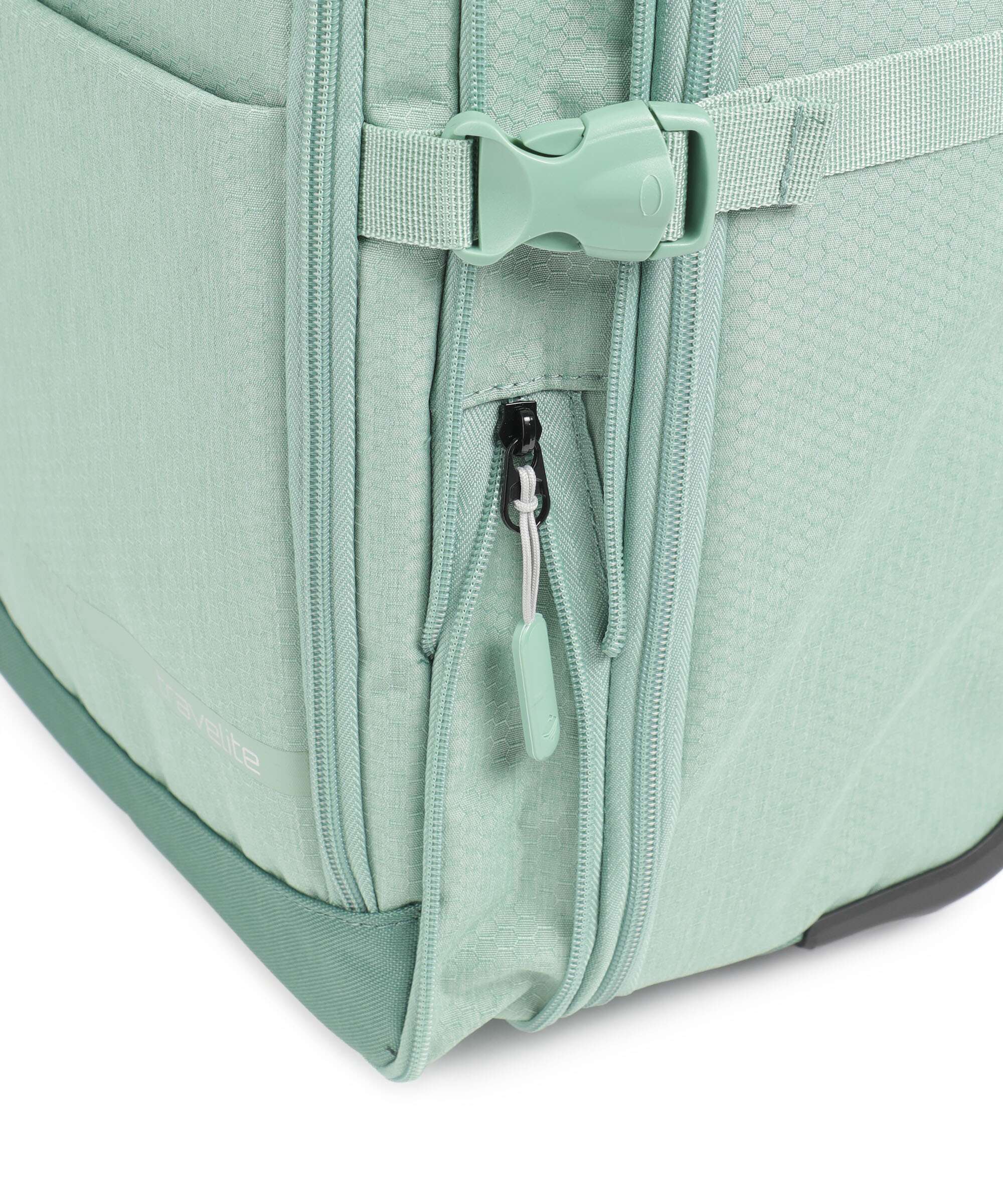 Travelite Kick Off Backpack with wheels sage green - Image 4