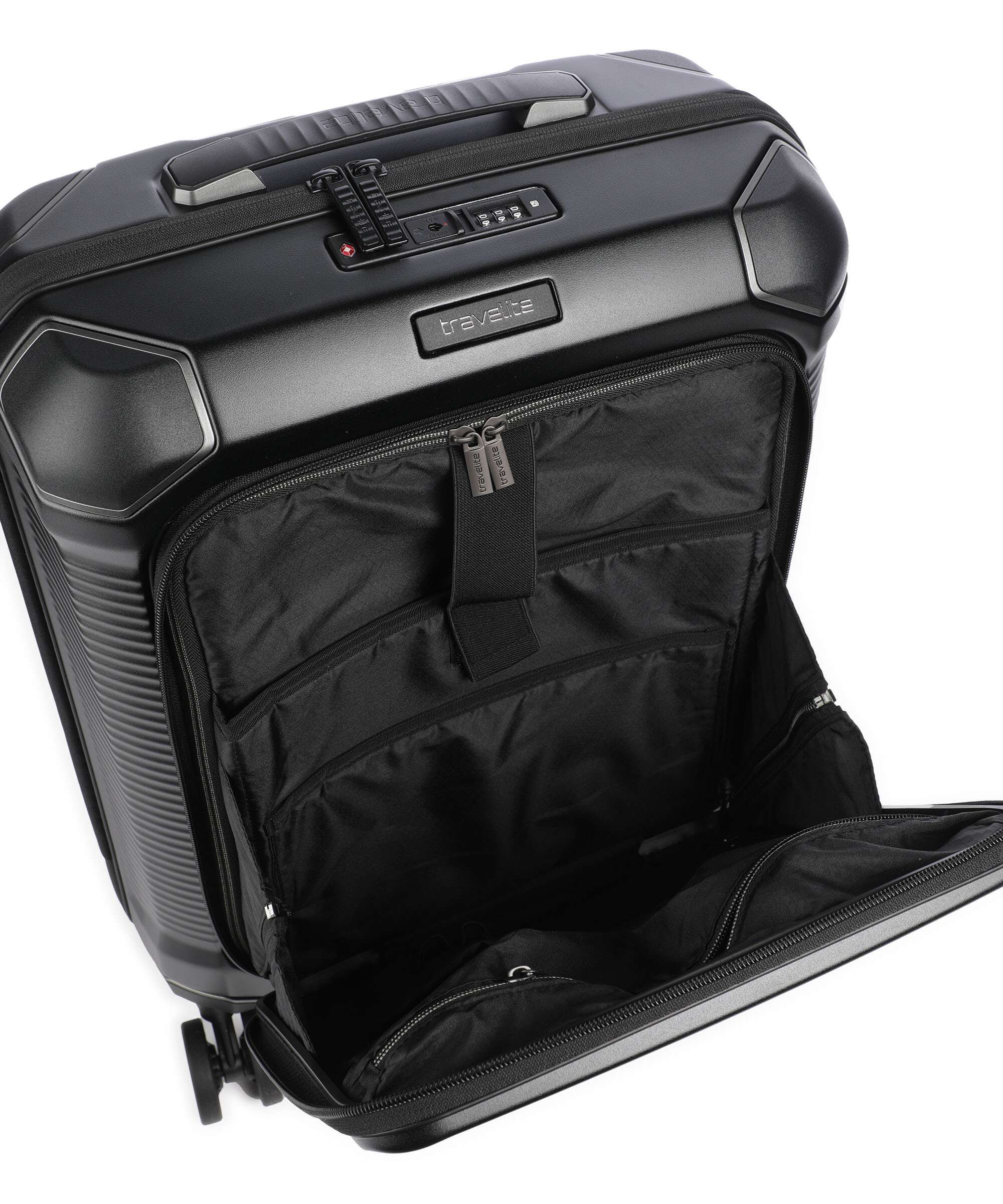 Travelite Millenium Spinner (4 wheels) black - Image 4