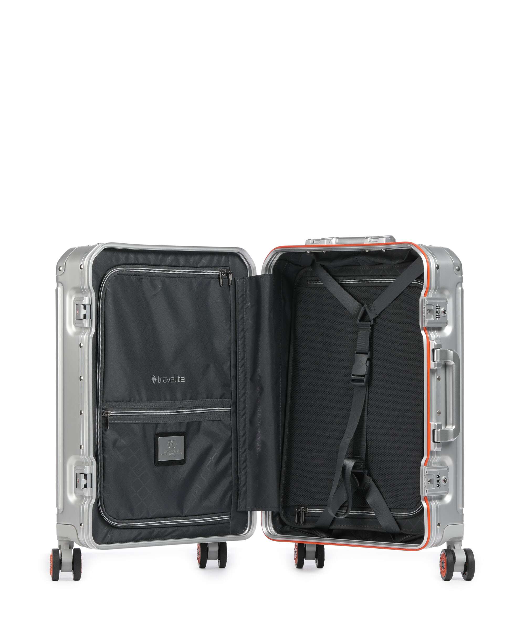 Travelite Next Spinner (4 wheels) silber orange - Image 7
