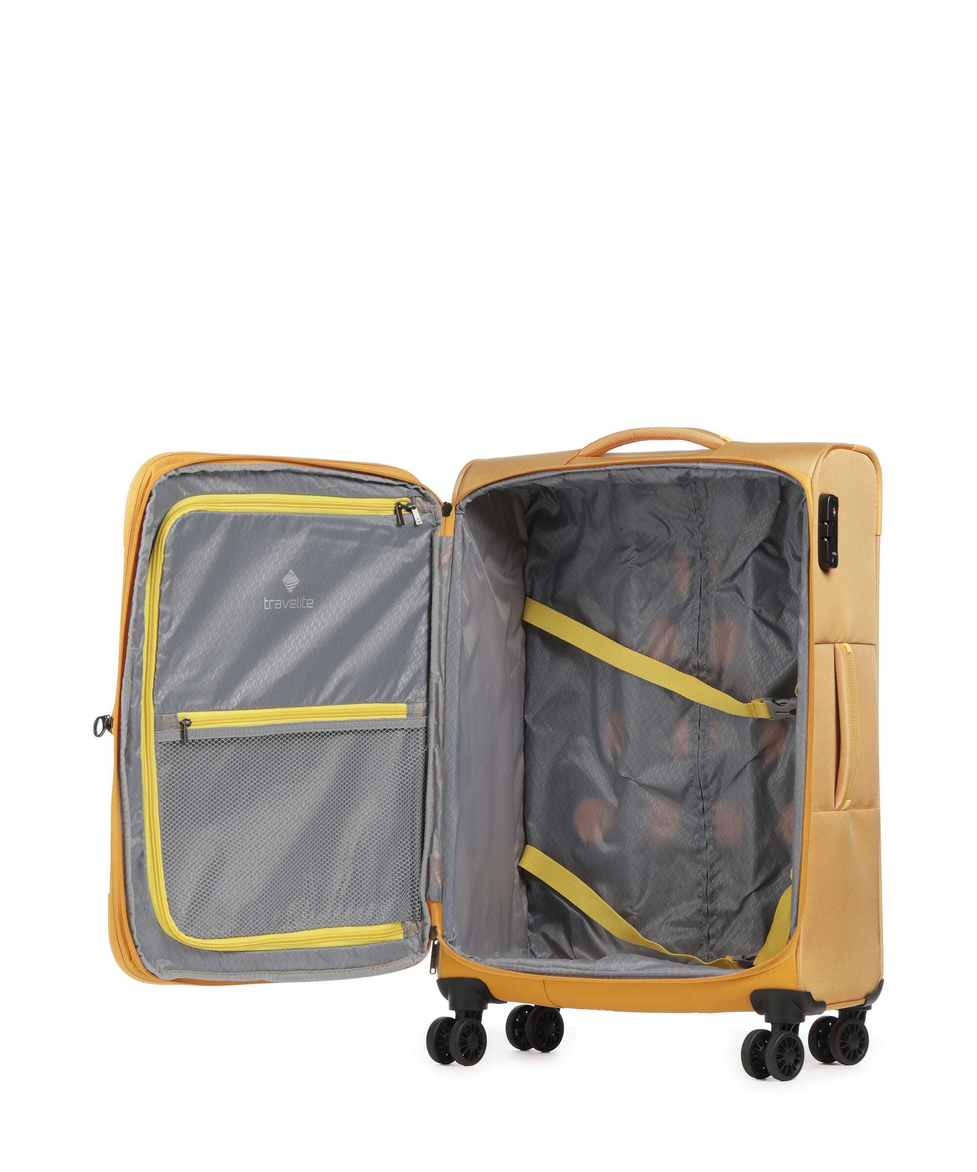 Travelite Umbria Suitcase set (4 wheels) golden glow - Image 6