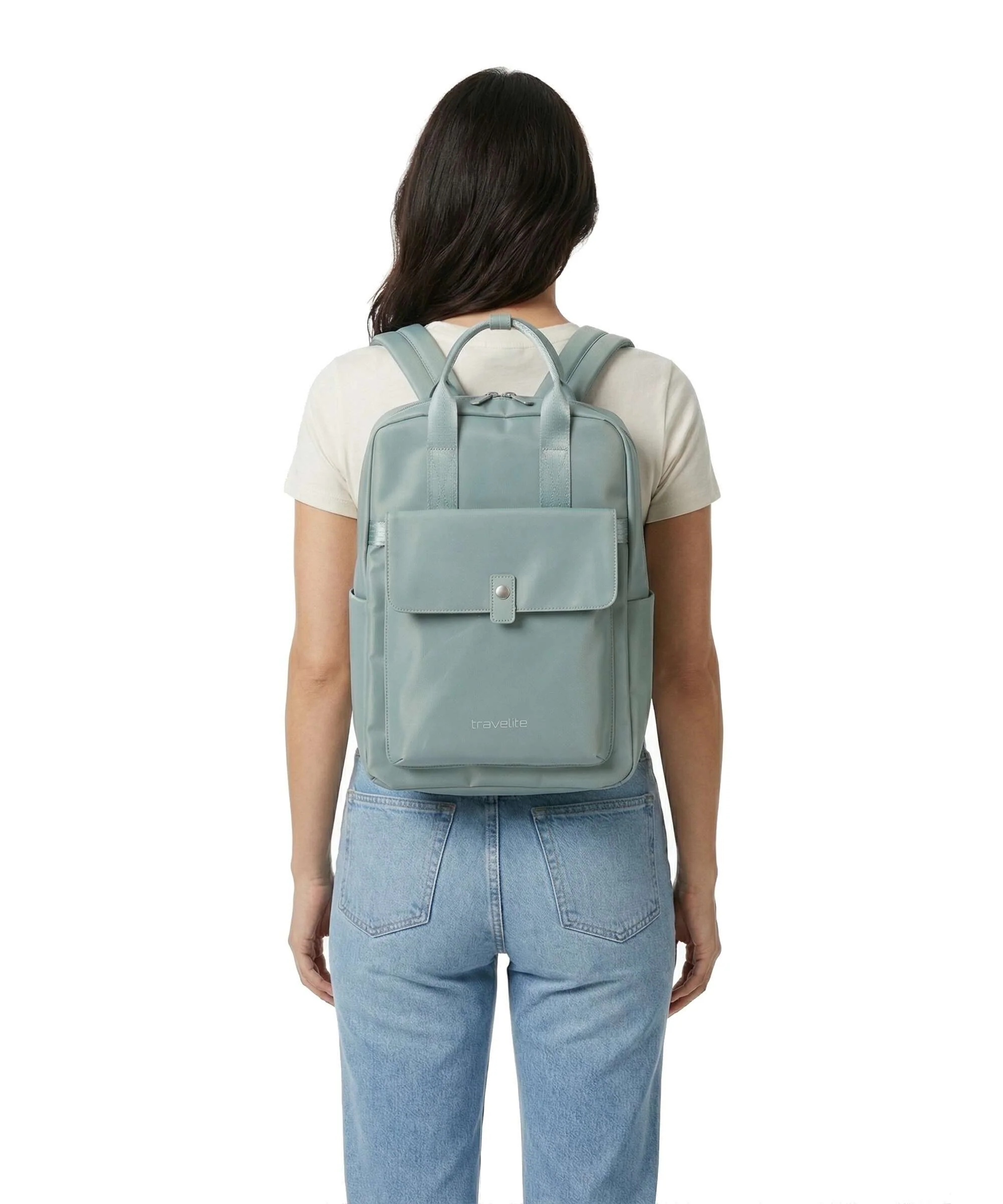 Travelite Ville Backpack sage green - Image 3