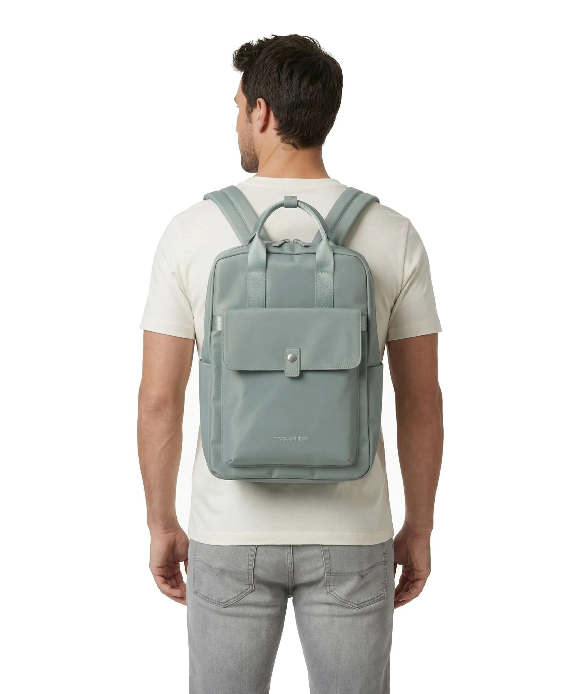 Travelite Ville Backpack sage green - Image 4
