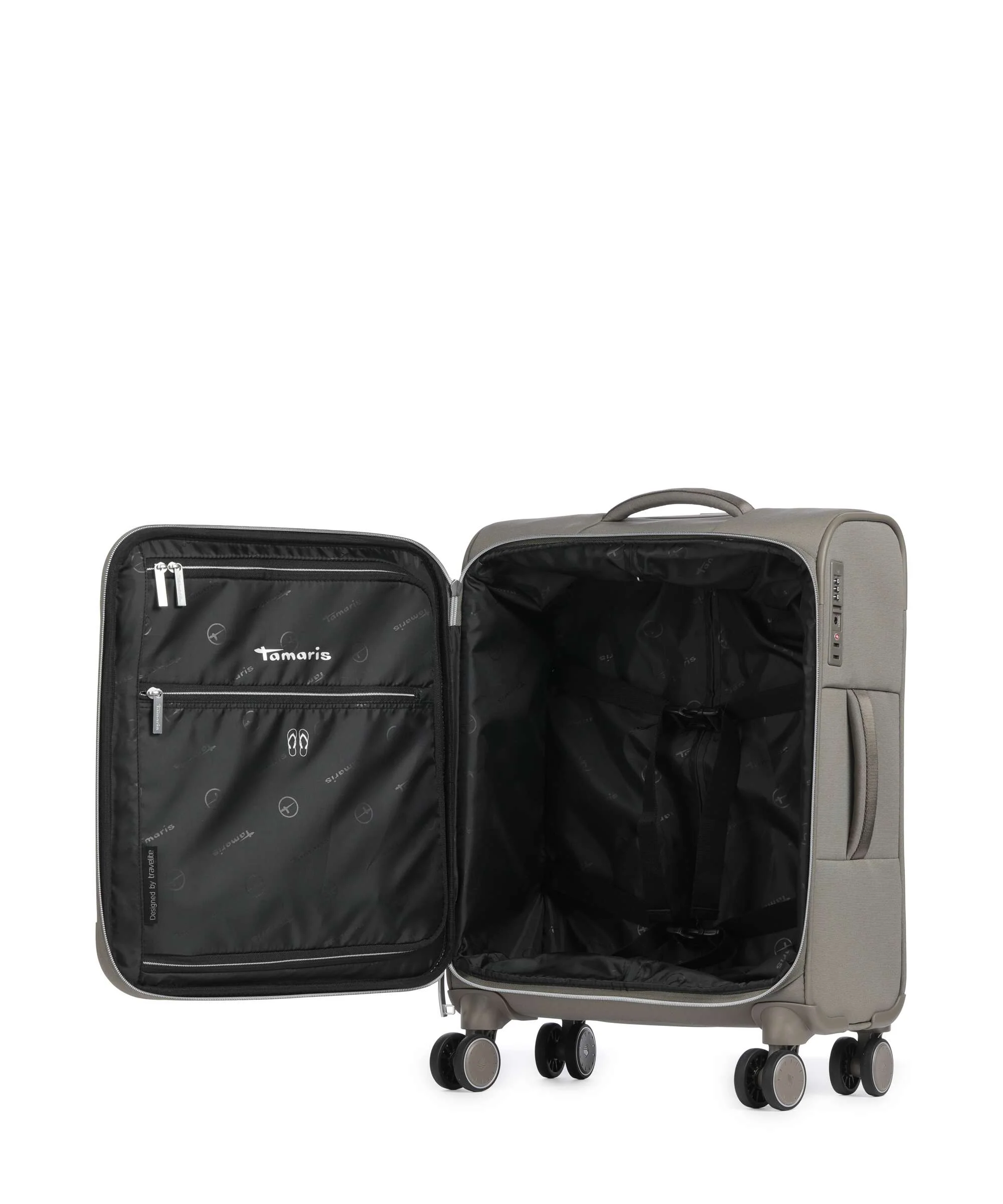 Travelite x Tamaris Voyaage Spinner (4 wheels) taupe - Image 5