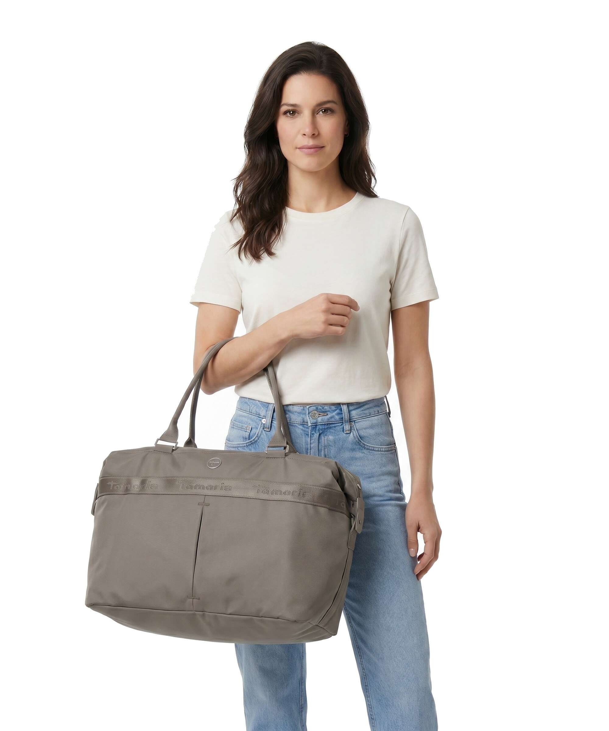 Travelite x Tamaris Voyaage Weekend bag taupe - Image 3