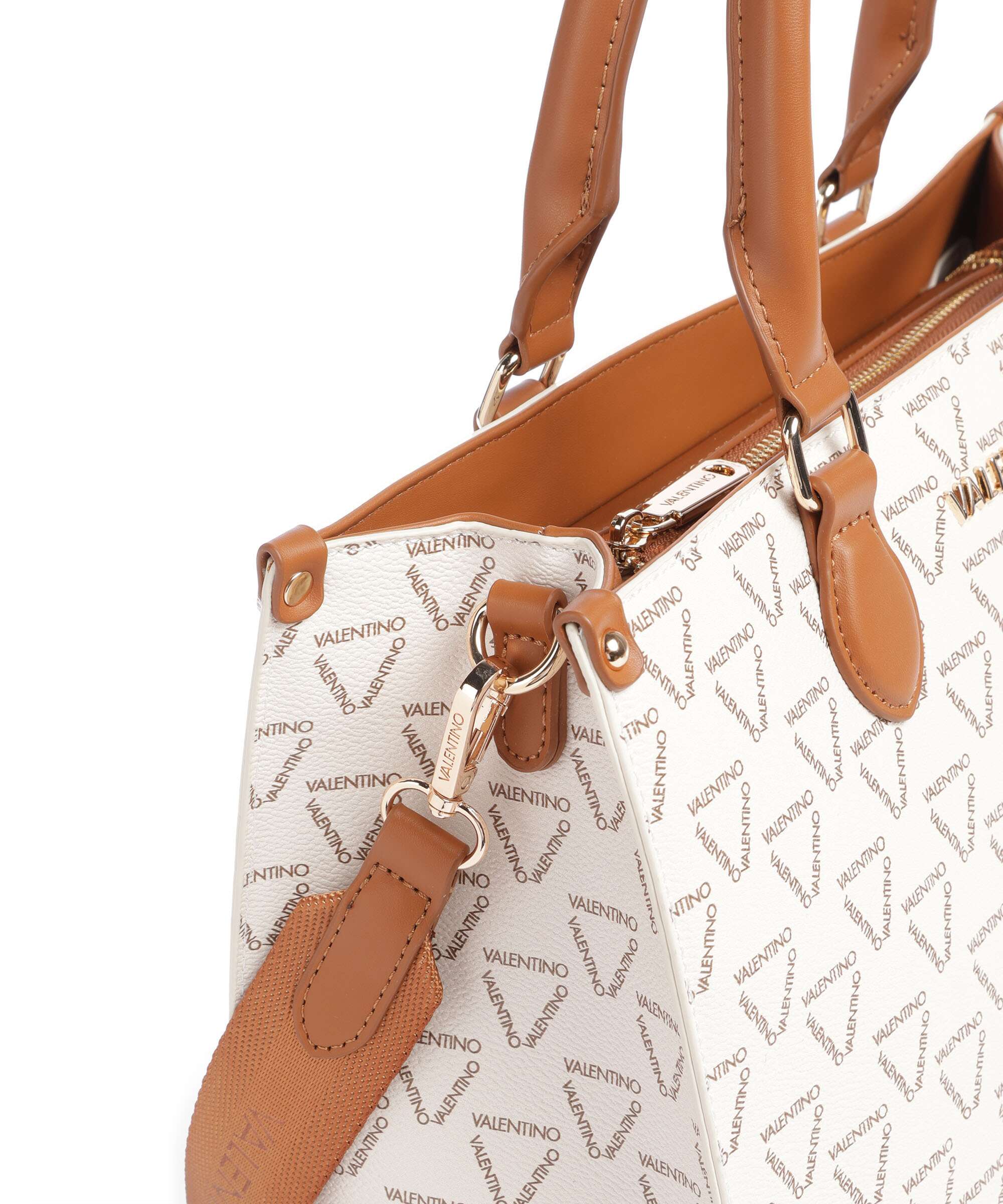 Valentino Bags Lady Re Handbag bianco/cuoio - Image 3
