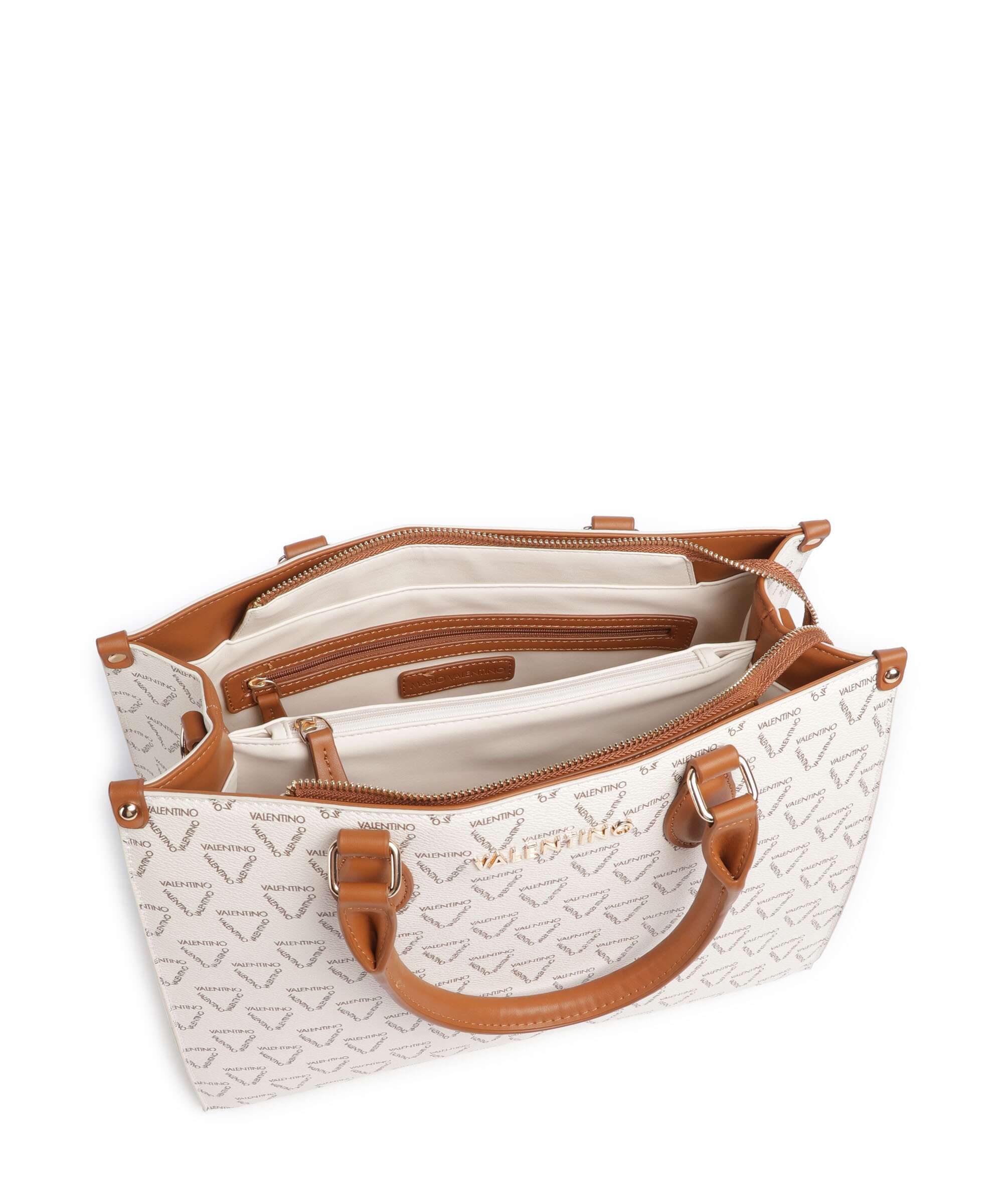 Valentino Bags Lady Re Handbag bianco/cuoio - Image 5