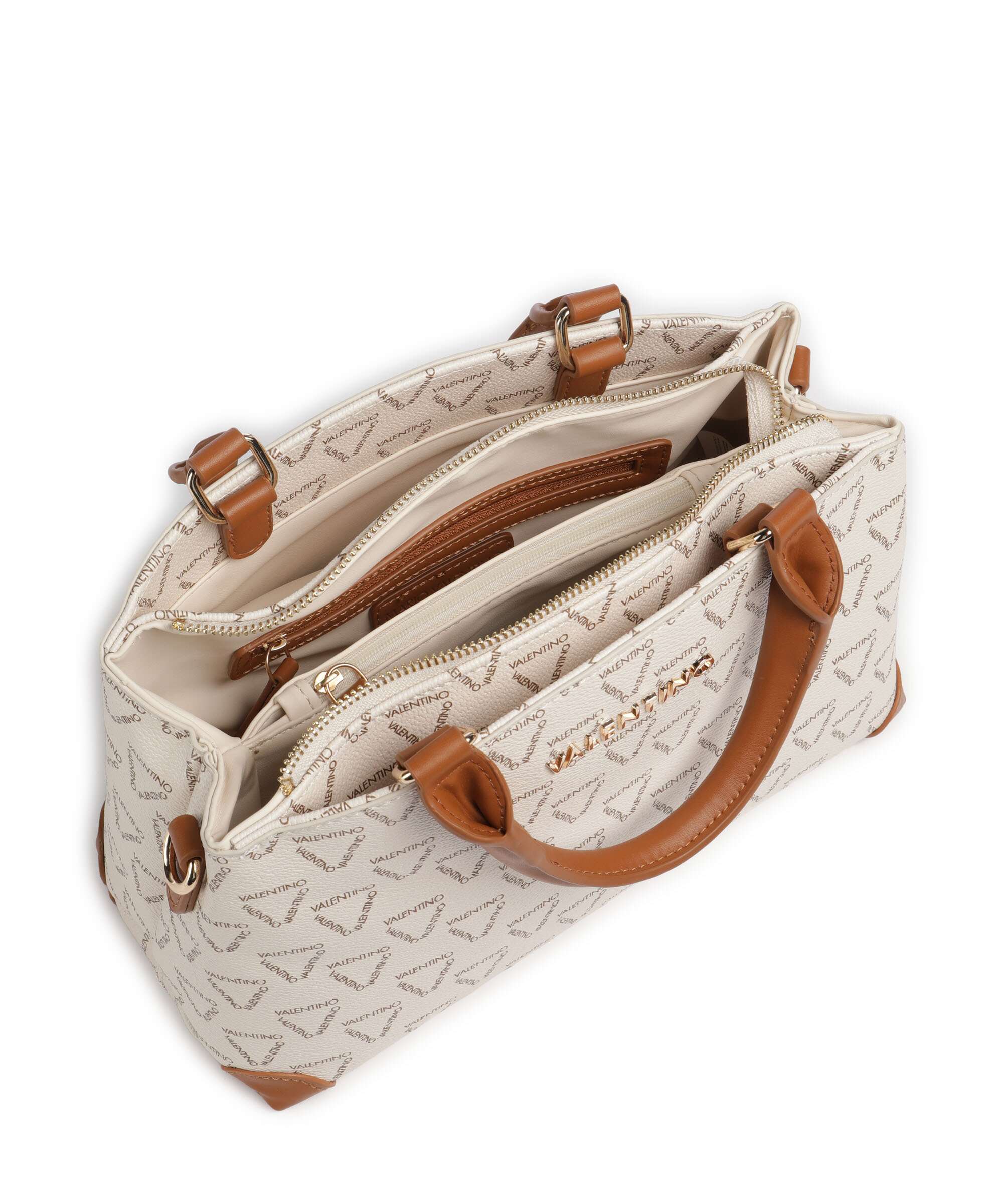 Valentino Bags Lady Re Handbag bianco/cuoio - Image 5