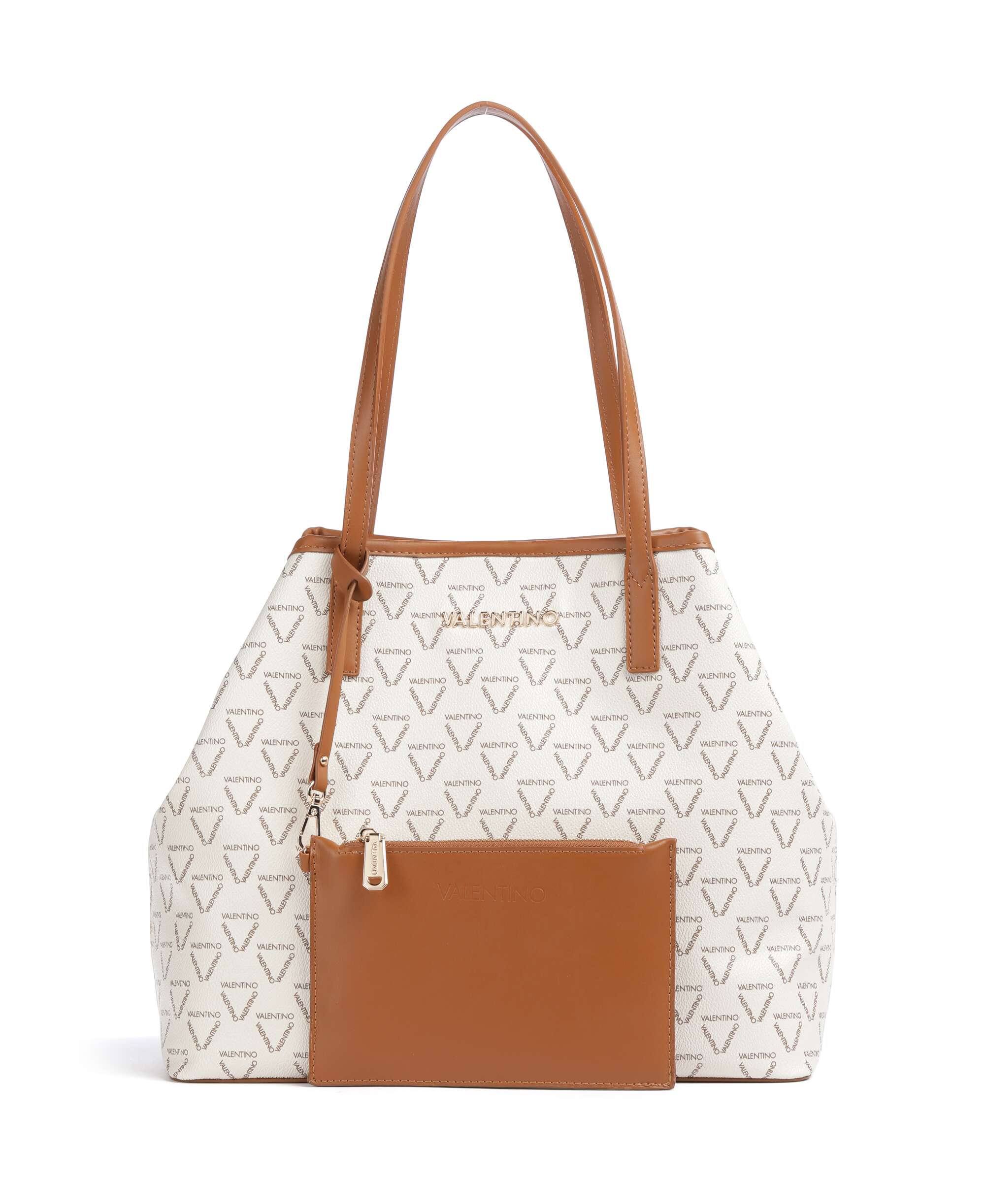 Valentino Bags Lady Re Tote bag bianco/cuoio - Image 2
