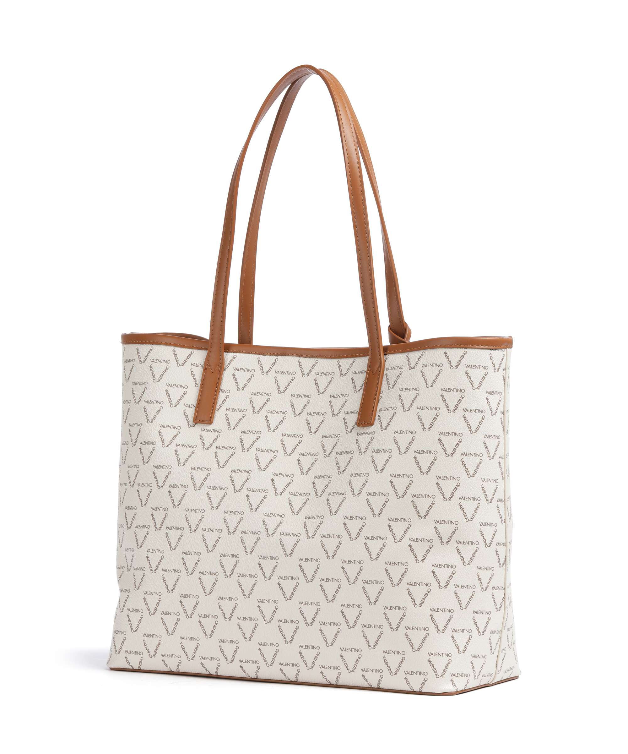 Valentino Bags Lady Re Tote bag bianco/cuoio - Image 3