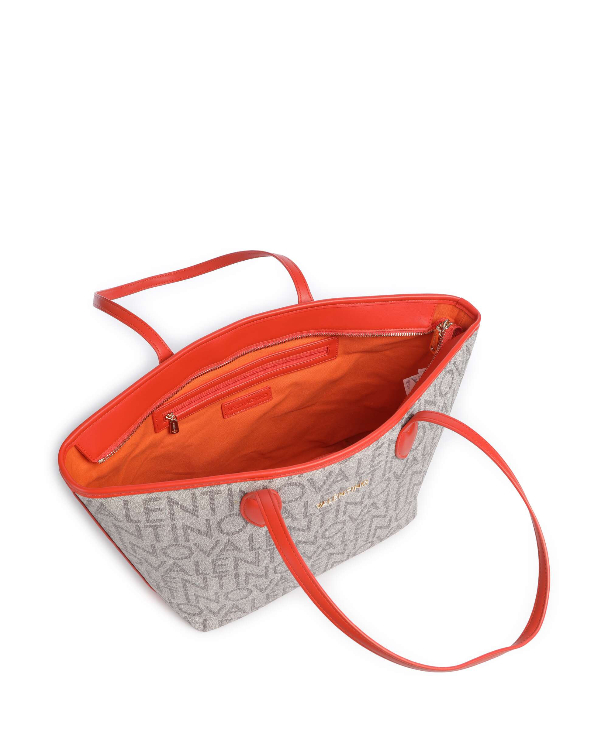 Valentino Bags Logo Tote bag beige/arancio - Image 4