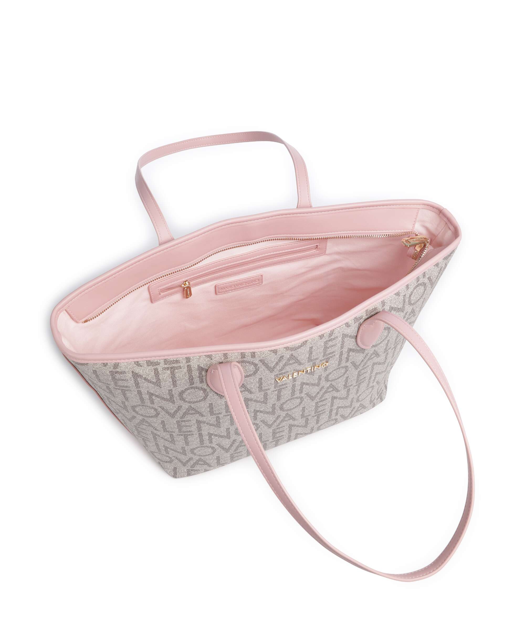 Valentino Bags Logo Tote bag beige/rosa - Image 4
