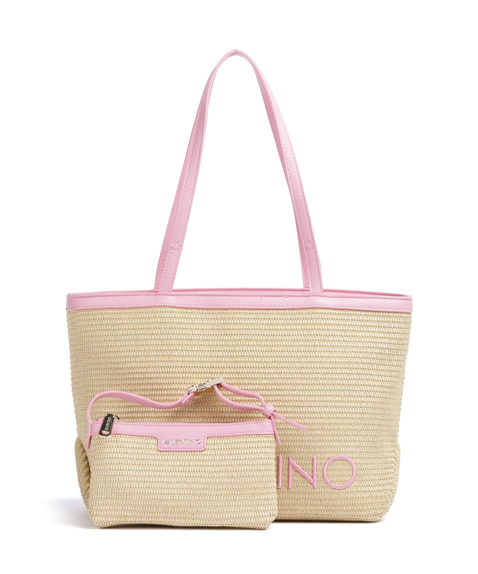 Valentino Bags Maiam Tote bag naturale/rosa - Image 3