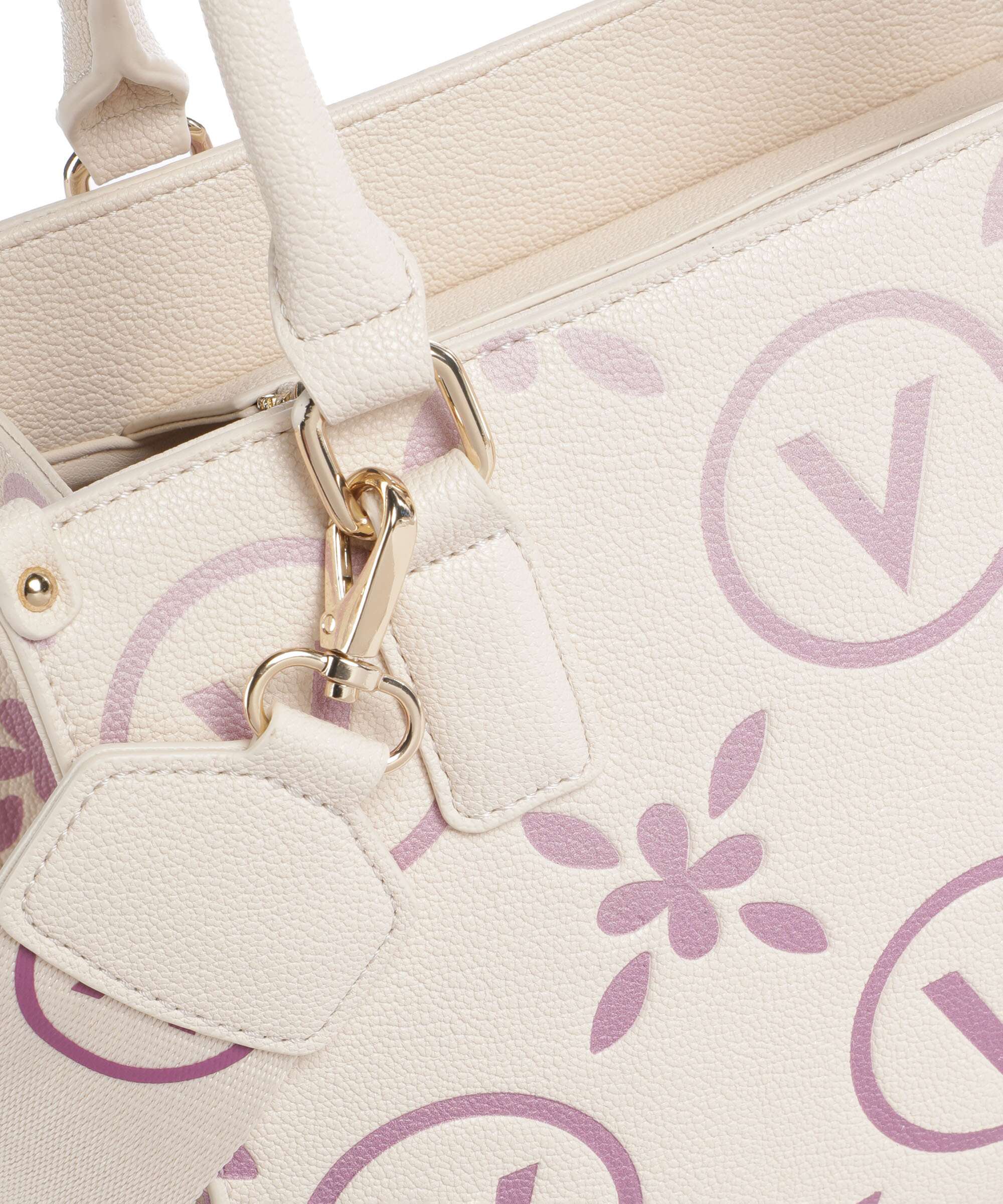 Valentino Bags Samba Re Print Handbag ecru/rosa - Image 3